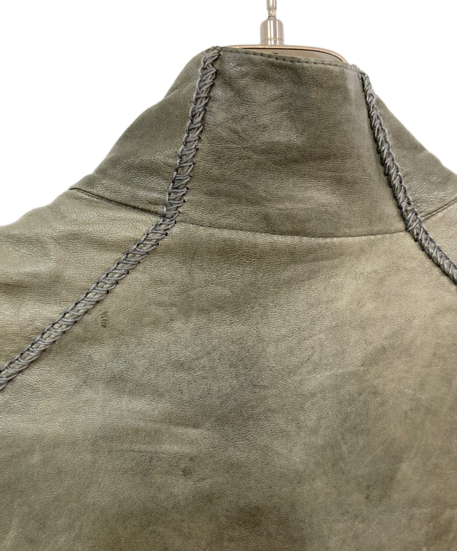 TRANSIT UOMO レザージャケット 中古・古着通販】Transit UOMO (トランジット ウオモ) レザー