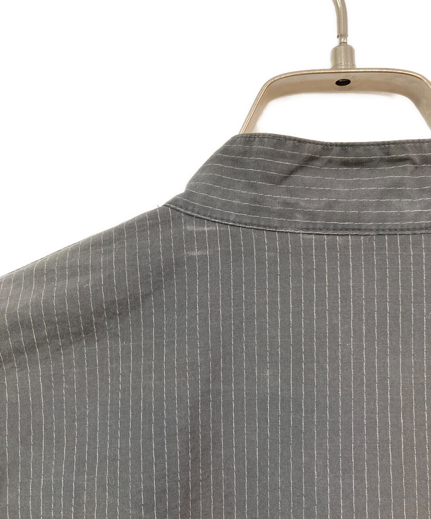 中古・古着通販】ISSEY MIYAKE (イッセイミヤケ) バンドカラーシャツ