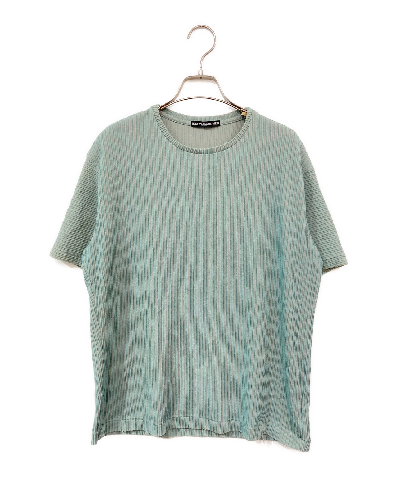 中古・古着通販】ISSEY MIYAKE (イッセイミヤケ) リップル編みカットソー グリーン サイズ:SIZE 2｜ブランド・古着通販  トレファク公式【TREFAC FASHION】スマホサイト