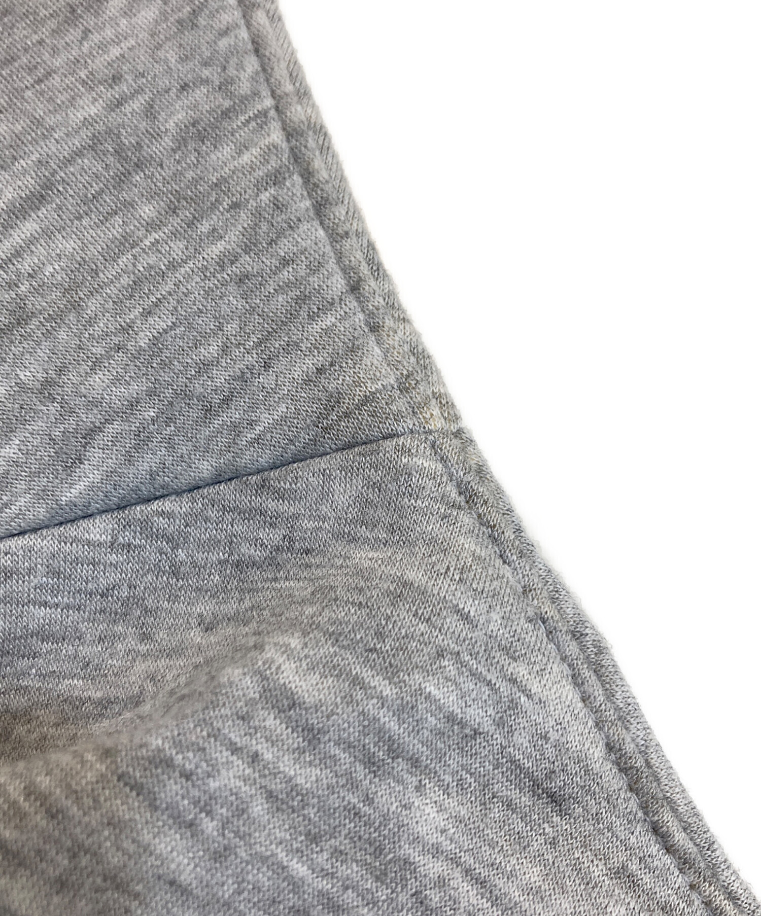 ebure フルジップアップボンディングコート　グレー 中古・古着通販】ebure (エブール) ノーカラーボンディングコート