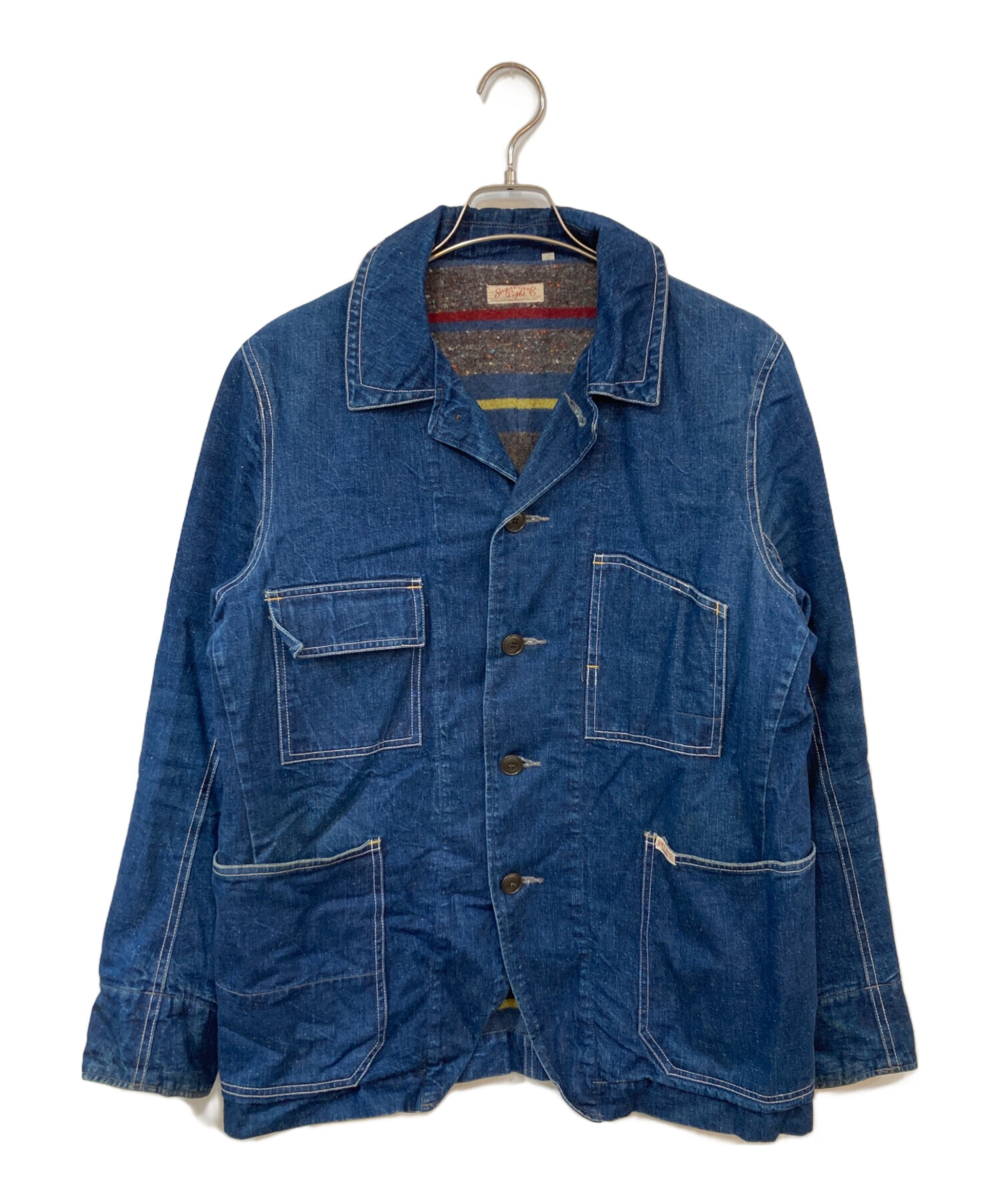 中古・古着通販】SUGAR CANE (シュガーケーン) カバーオール NEP DENIM