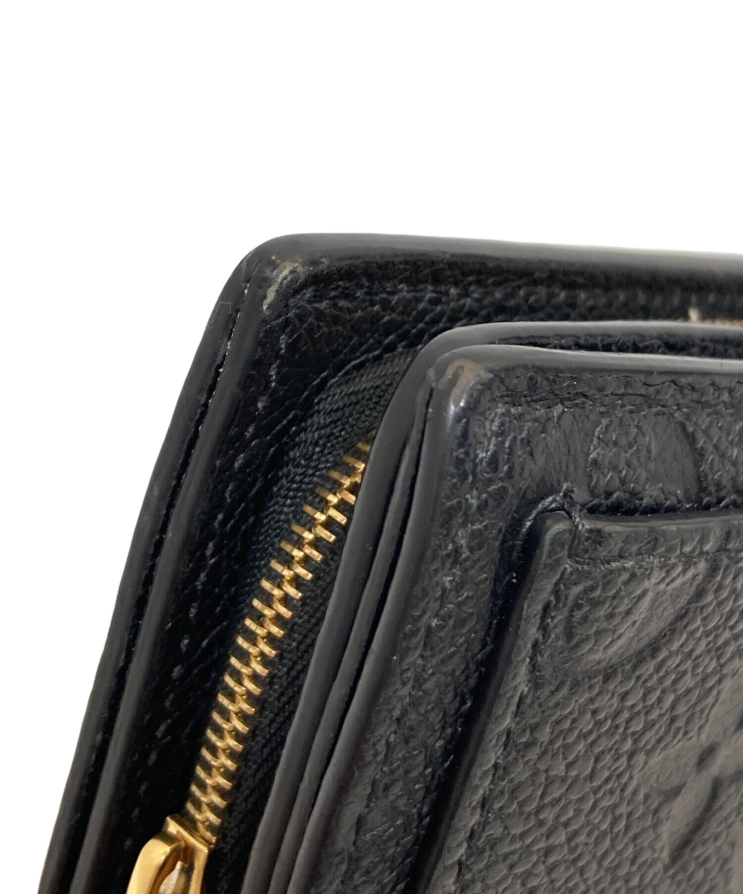 新品未使用　ポルトフォイユ・クレア　ノワール　ブラック ルイヴィトン折り財布ポルトフォイユクレアノワールアンプラントブラック