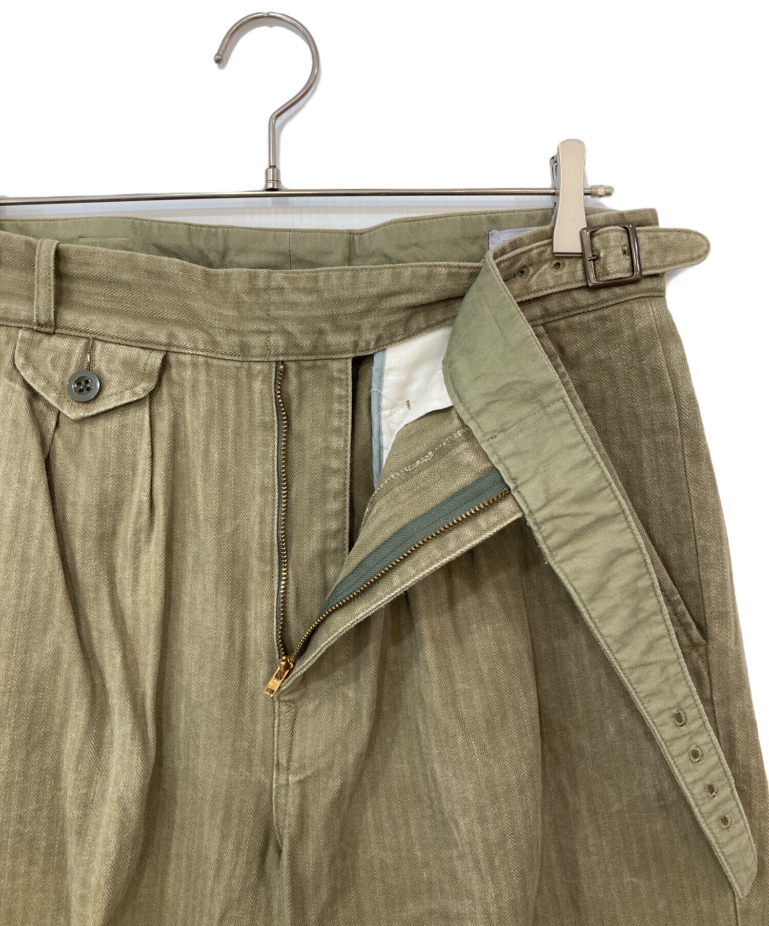 【美品】ケネスフィールド　ヘリンボーングルカパンツ 中古・古着通販】kenneth FIELD (ケネスフィールド) ヘリンボーン