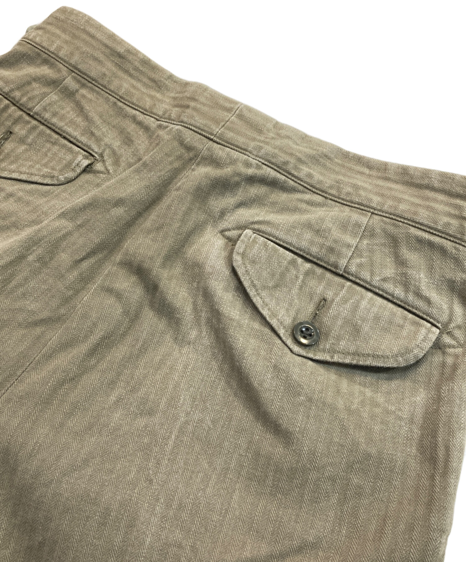【美品】ケネスフィールド　ヘリンボーングルカパンツ KENNETH FIELD ケネスフィールド 23SS Gurkha Trousers III