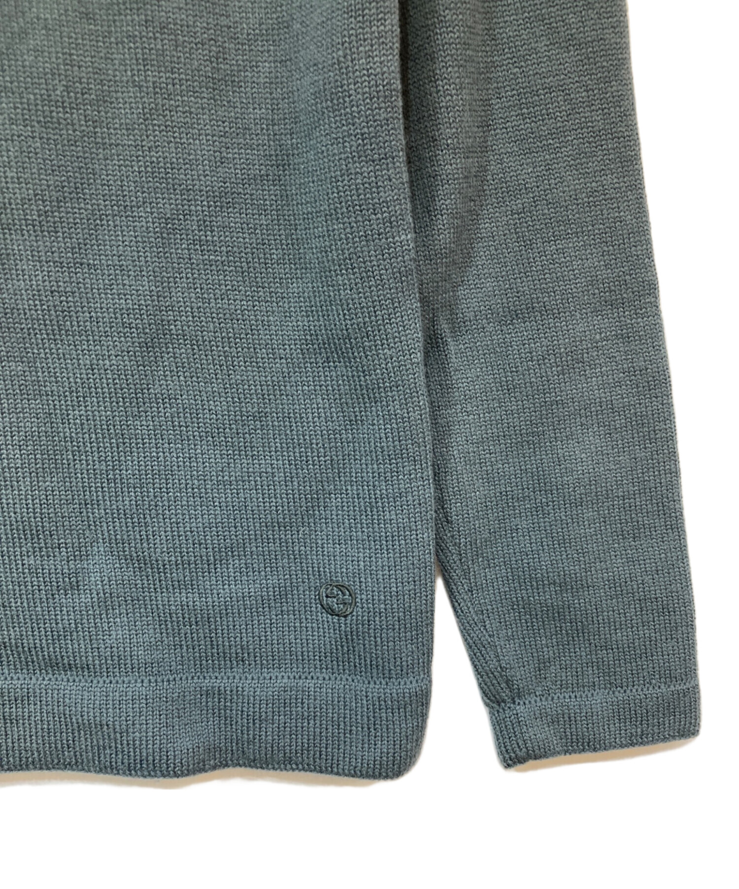 美品！GUCCI ニット サイズXS グッチ ニット ロゴ ウール メンズサイズXS 761539 GUCCI トップス