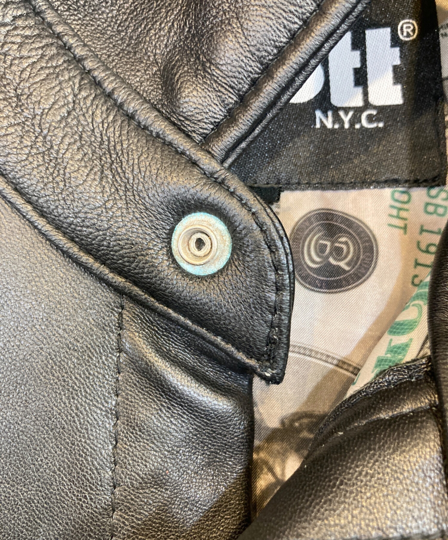 中古・古着通販】Schott (ショット) LAMB LEATHER WESTERN SHIRT