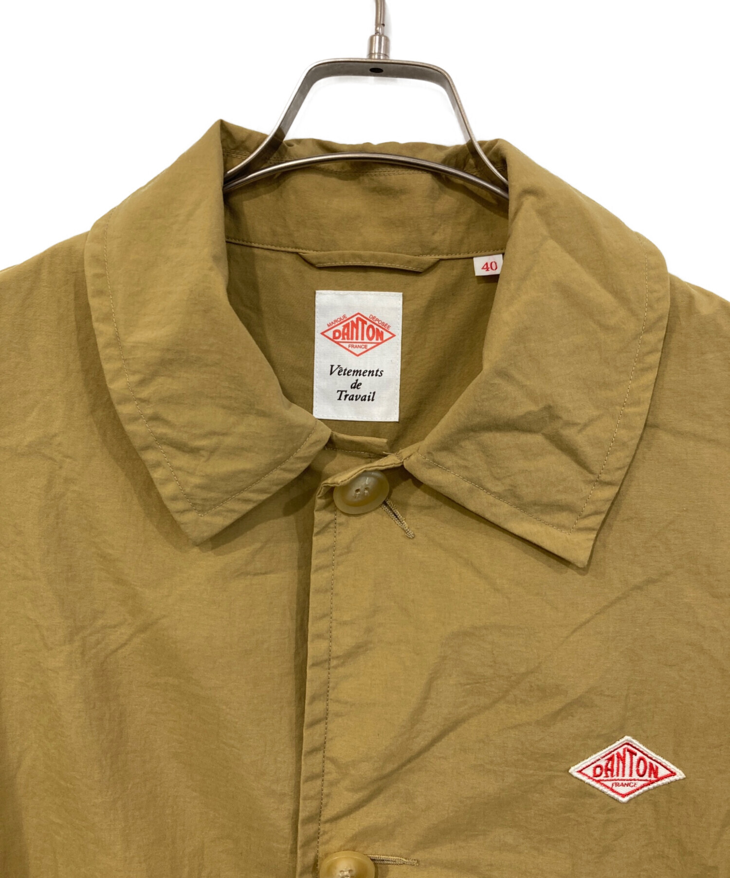 中古・古着通販】DANTON (ダントン) ステンカラーコート ベージュ