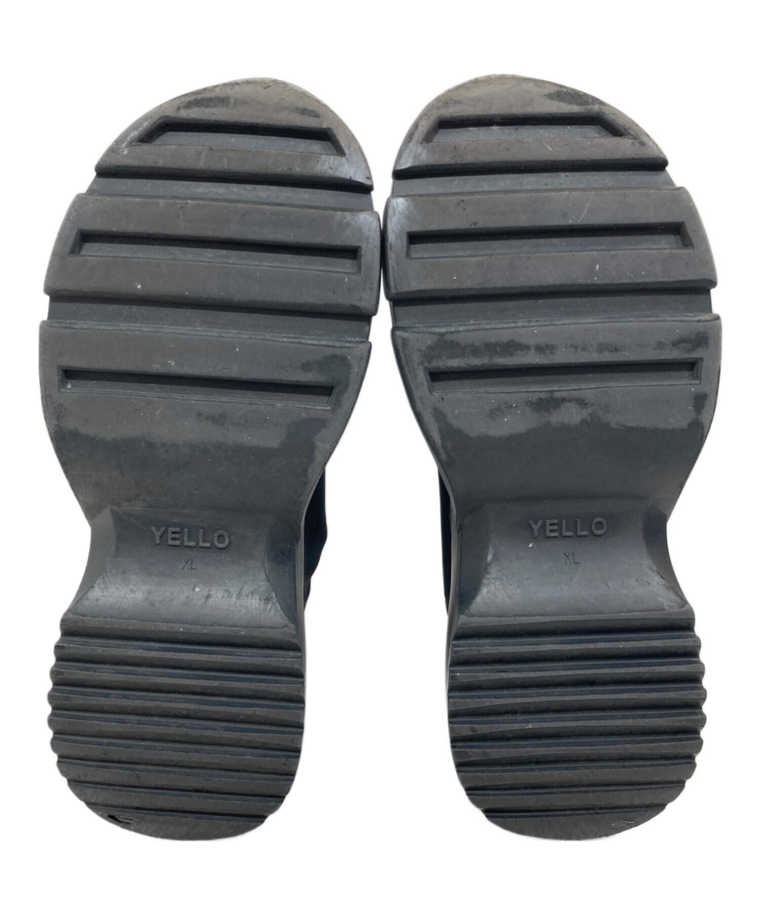 中古・古着通販】YELLO (イエロー) ショートブーツ ブラック サイズ