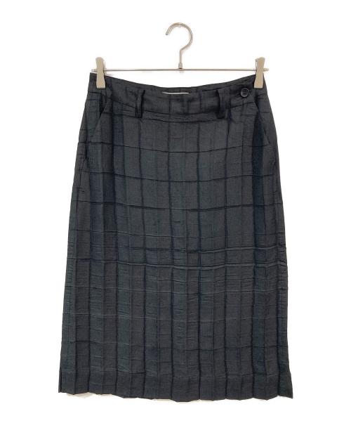 中古・古着通販】ISSEY MIYAKE (イッセイミヤケ) スカート ブラック