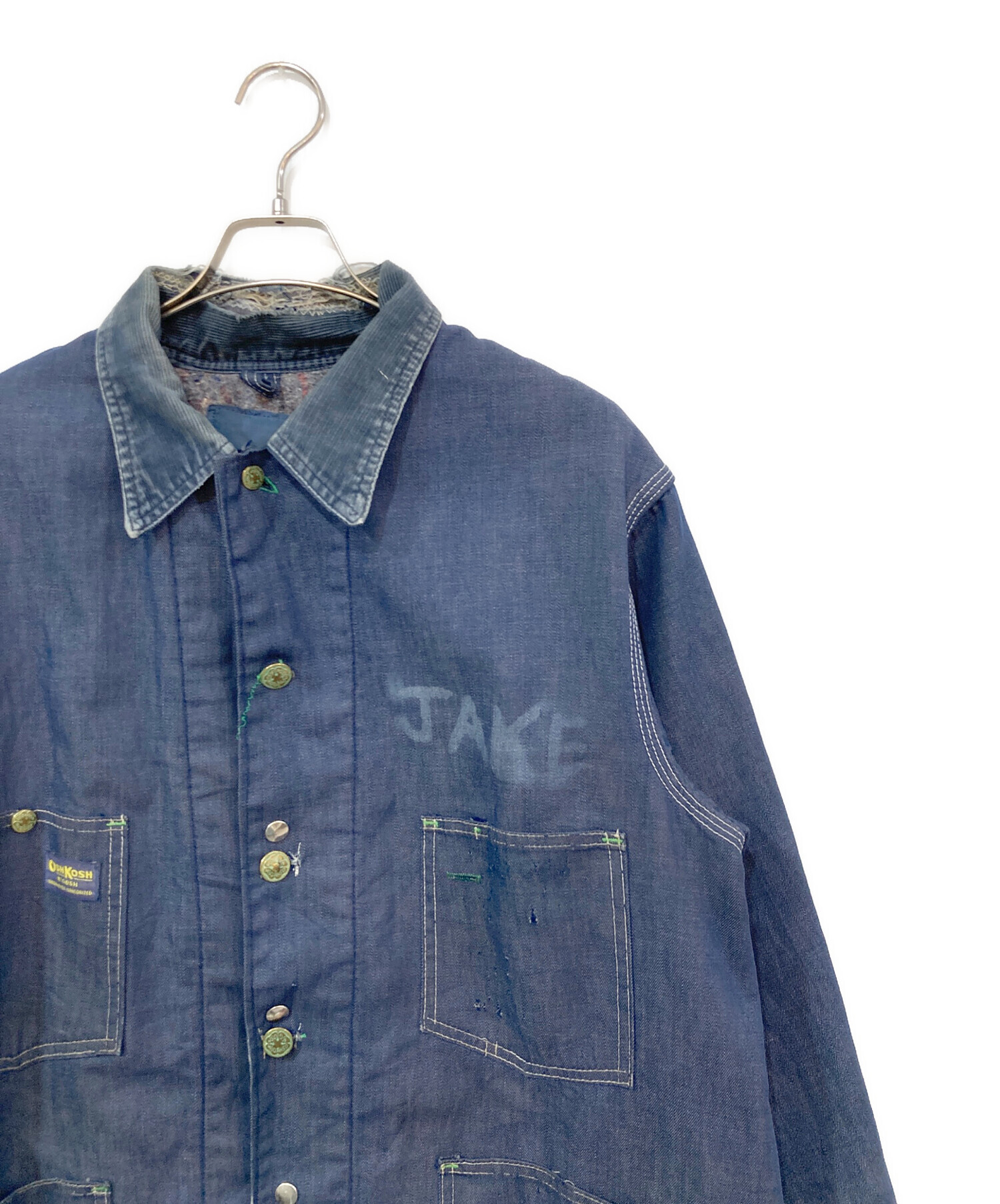 中古・古着通販】OSH KOSH (オシュコシュ) デニムカバーオール ブルー