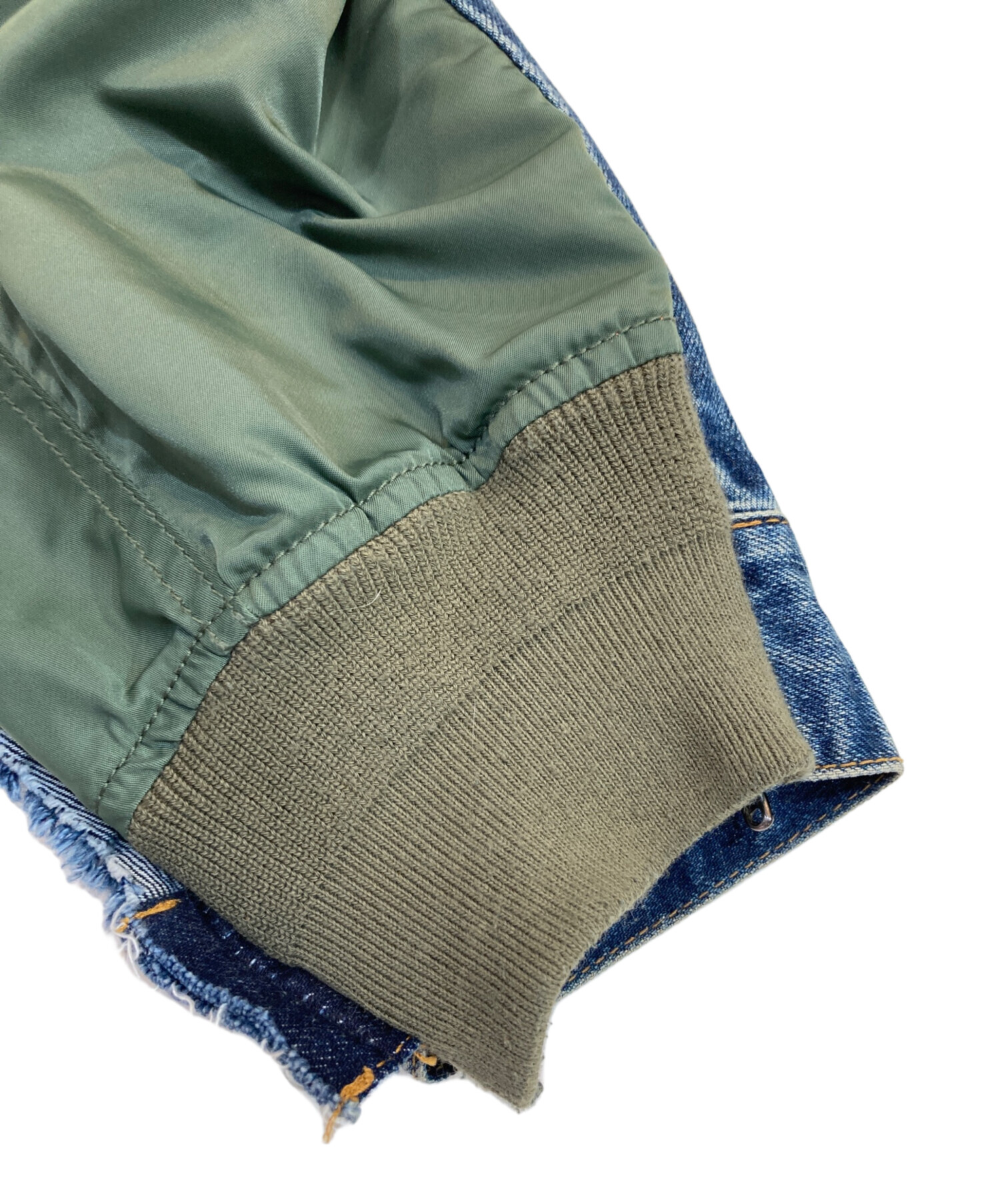 中古・古着通販】sacai (サカイ) Denim x Nylon Twill Jacket