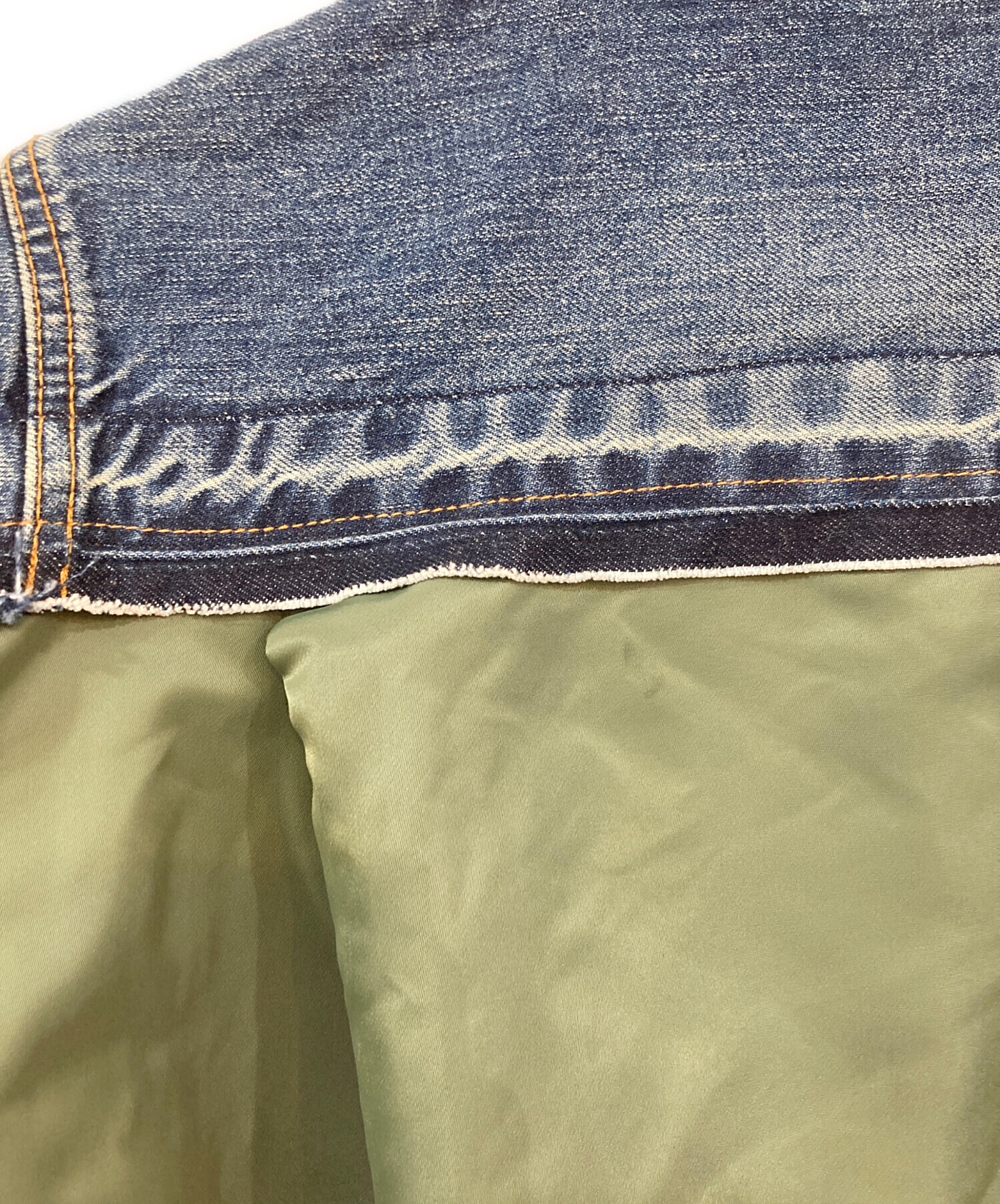 中古・古着通販】sacai (サカイ) Denim x Nylon Twill Jacket
