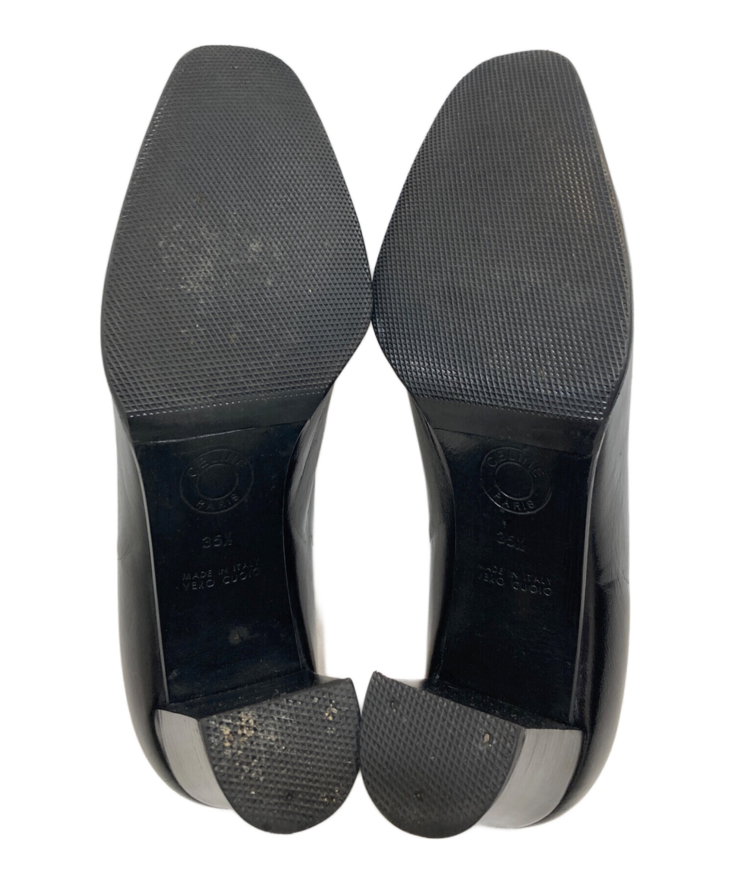 中古・古着通販】CELINE (セリーヌ) ヒールパンプス ブラック サイズ 