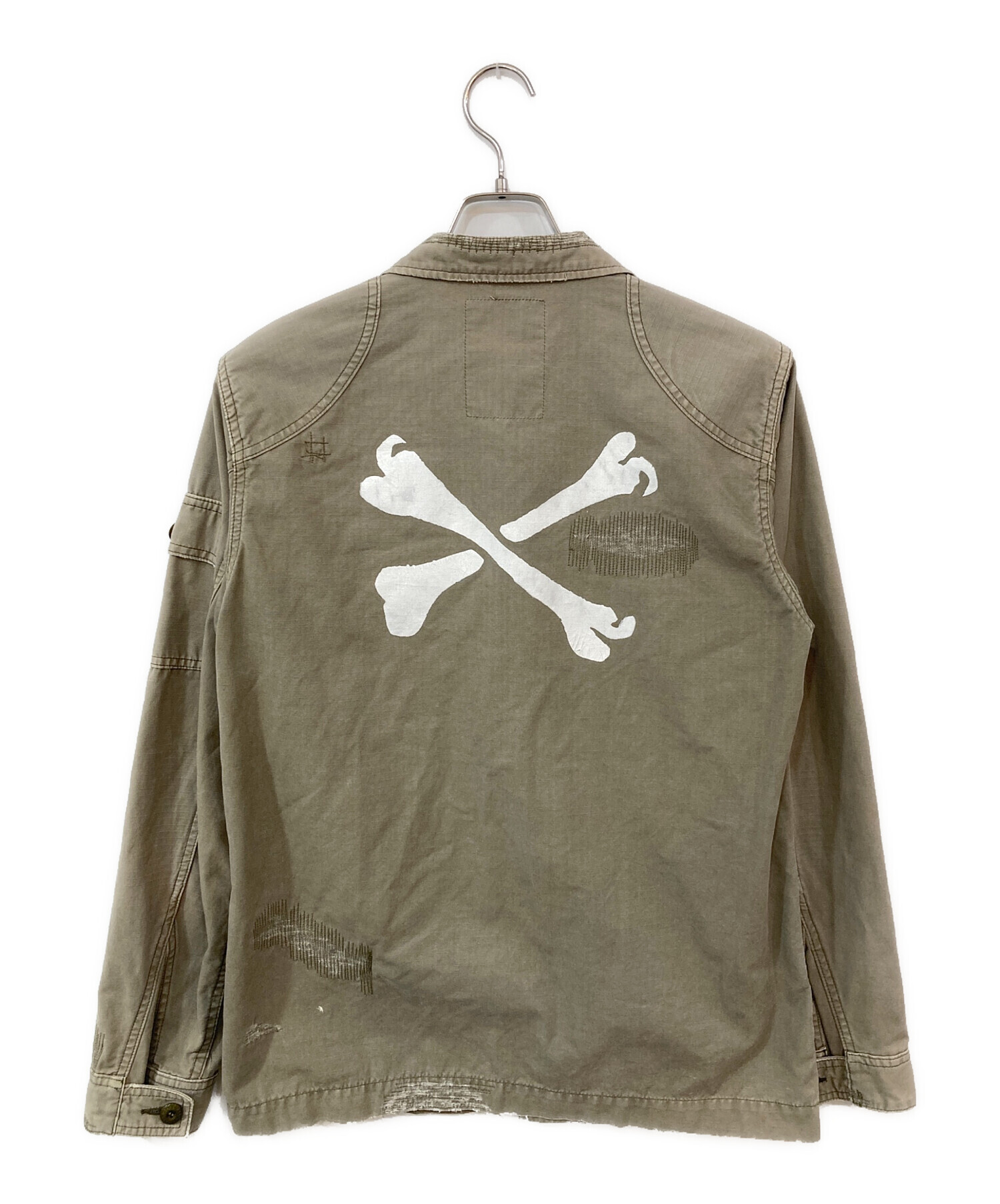中古・古着通販】WTAPS (ダブルタップス) CROSS BORN JUNGLE LS カーキ 中古・古着通販】WTAPS (ダブルタップス) CROSS BORN JUNGLE LS カーキ