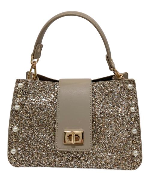 [美品] ダイアナ　キラキラグリッター バッグ 中古・古着通販】DIANA (ダイアナ) キラキラグリッターBAG ベージュ