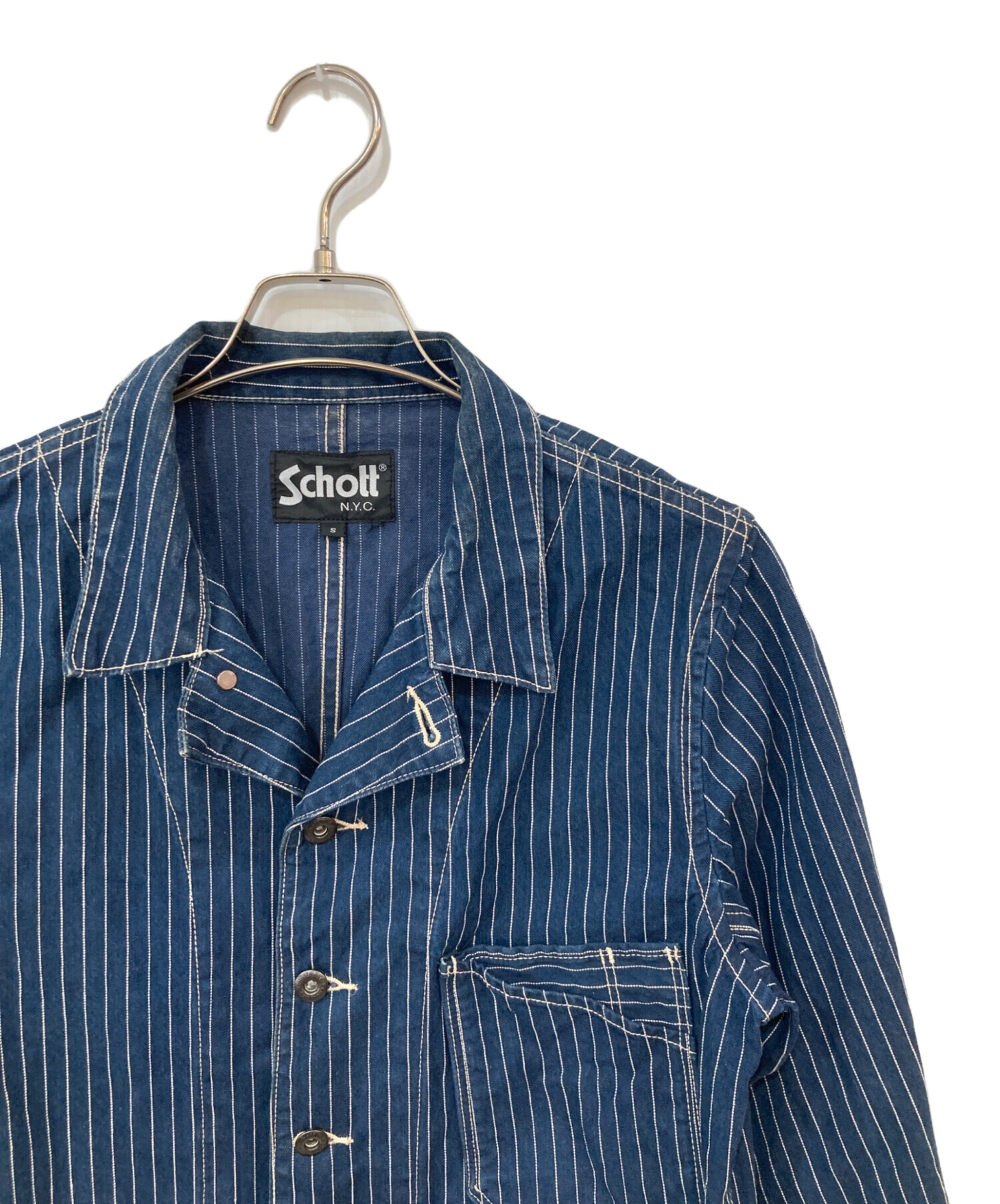 中古・古着通販】schott (ショット) オールドヒッコリー ジャケット 