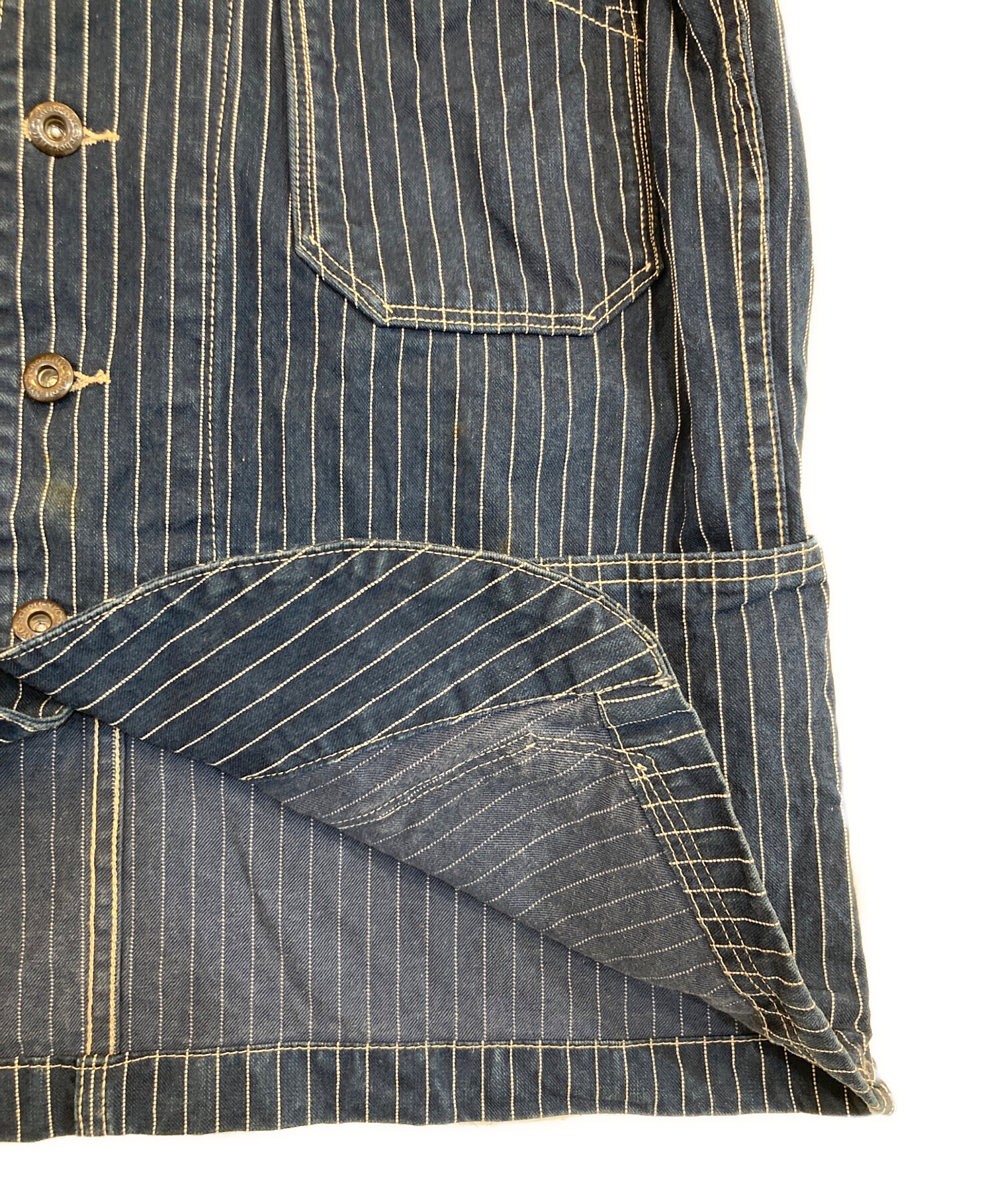中古・古着通販】schott (ショット) オールドヒッコリー ジャケット