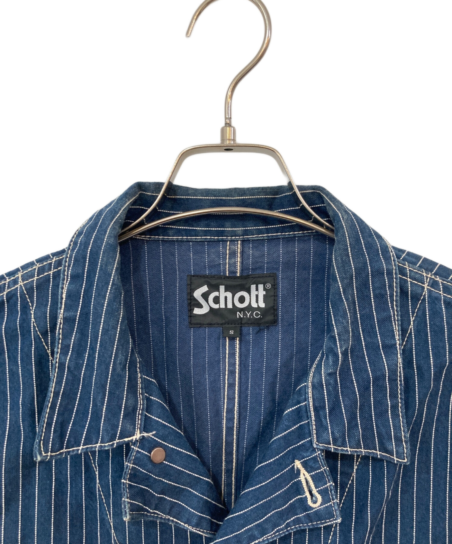 中古・古着通販】schott (ショット) オールドヒッコリー ジャケット