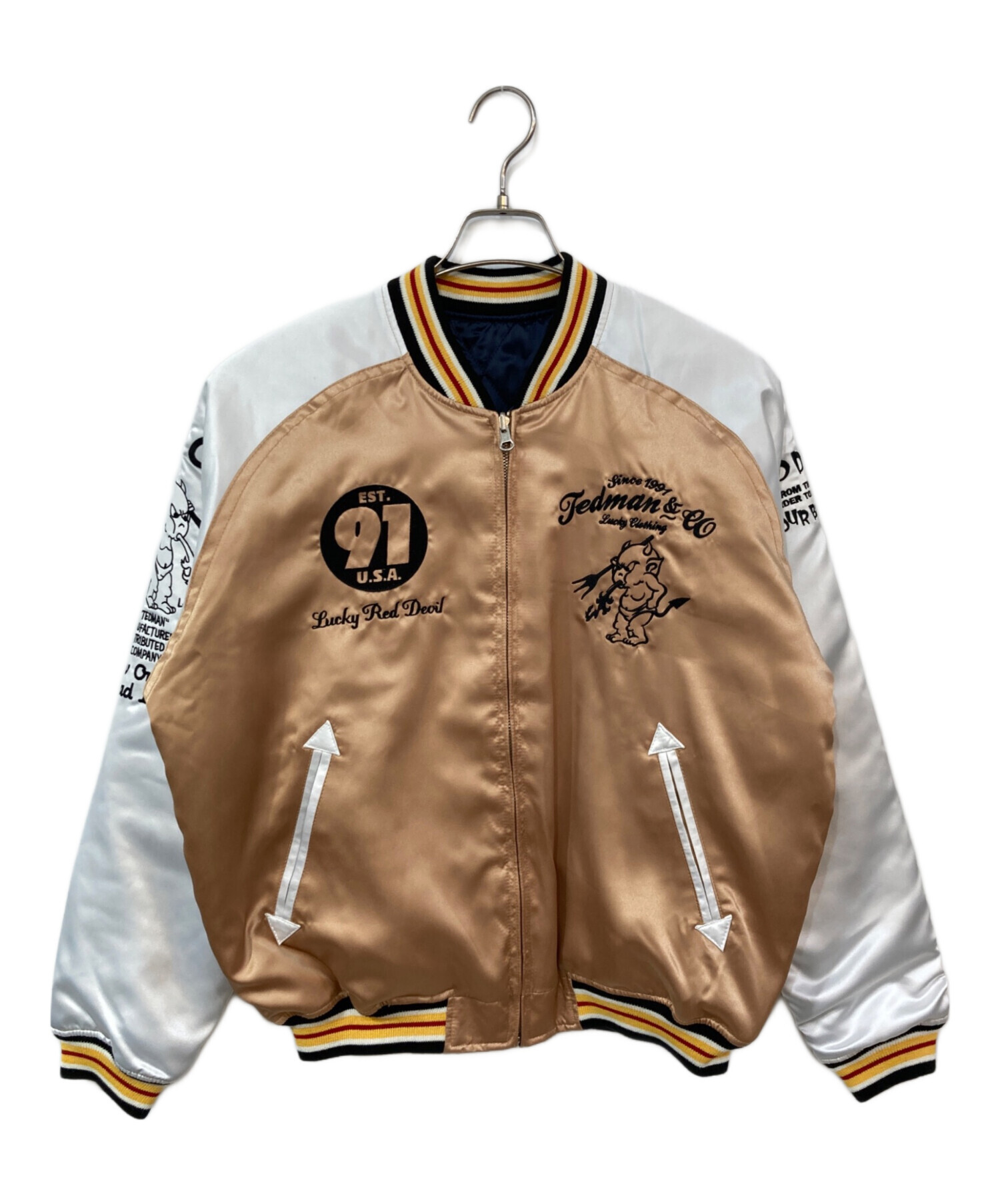 Ted Company テッドマン　スタジャン　42 中古・古着通販】TED COMPANY (テッドカンパニー) スカジャン ホワイト