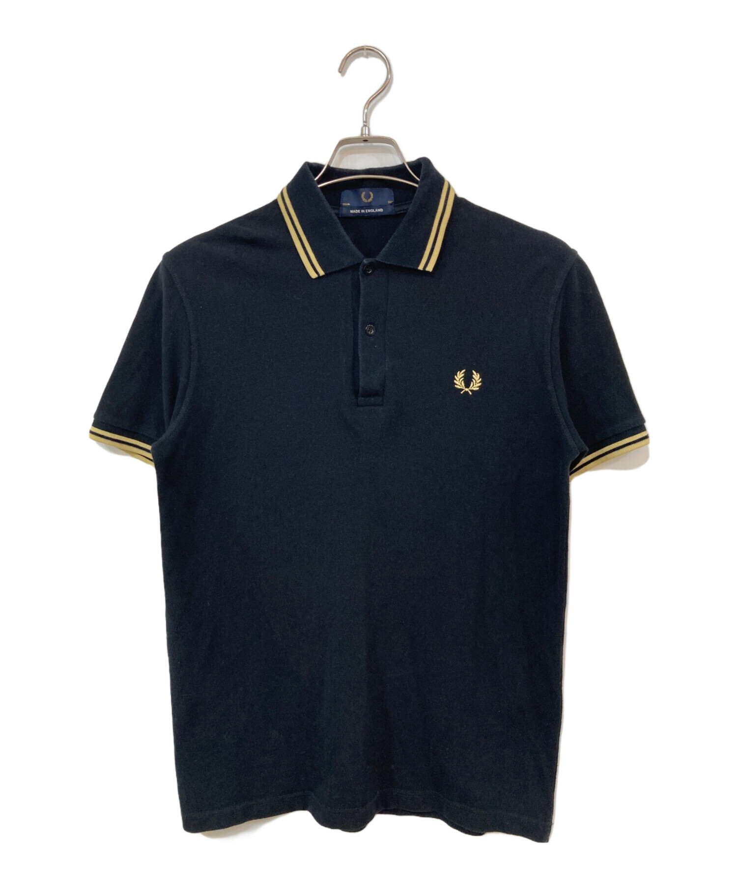 中古・古着通販】FRED PERRY (フレッドペリー) ポロシャツ ブラック 
