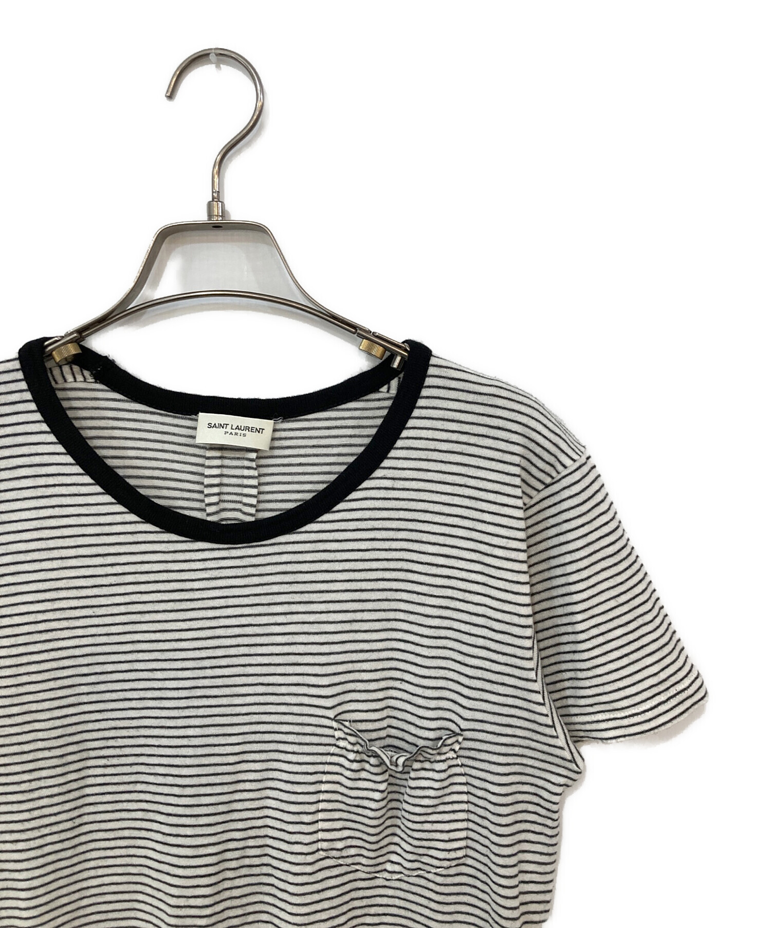 中古・古着通販】Saint Laurent Paris (サンローランパリ) ボーダーT
