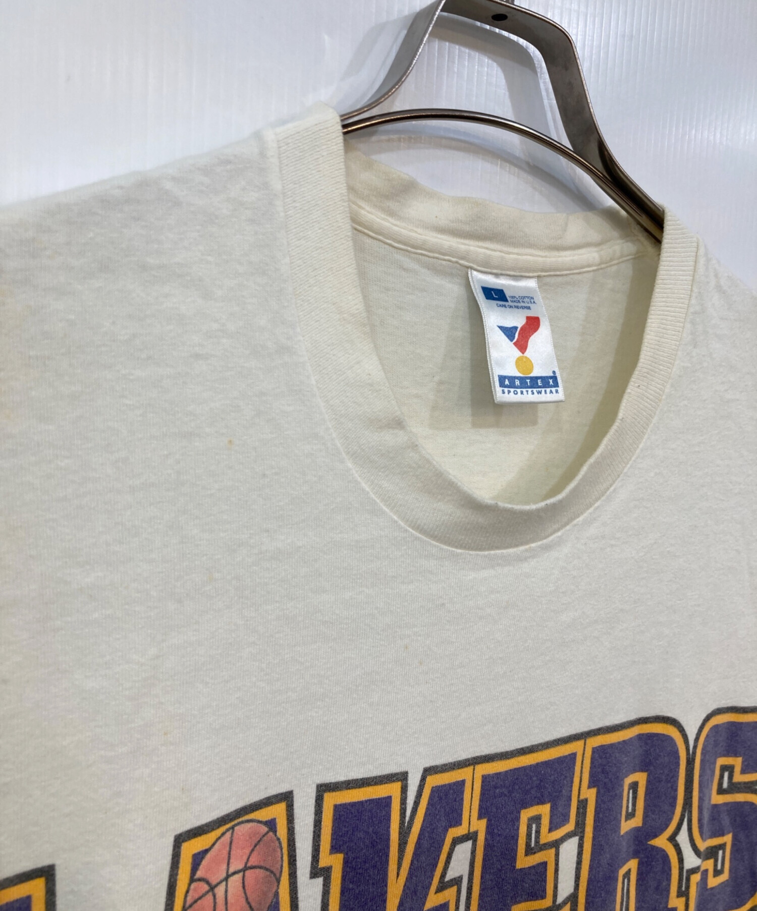 中古・古着通販】ArteX (アルテックス) 90's プリントTシャツ ホワイト
