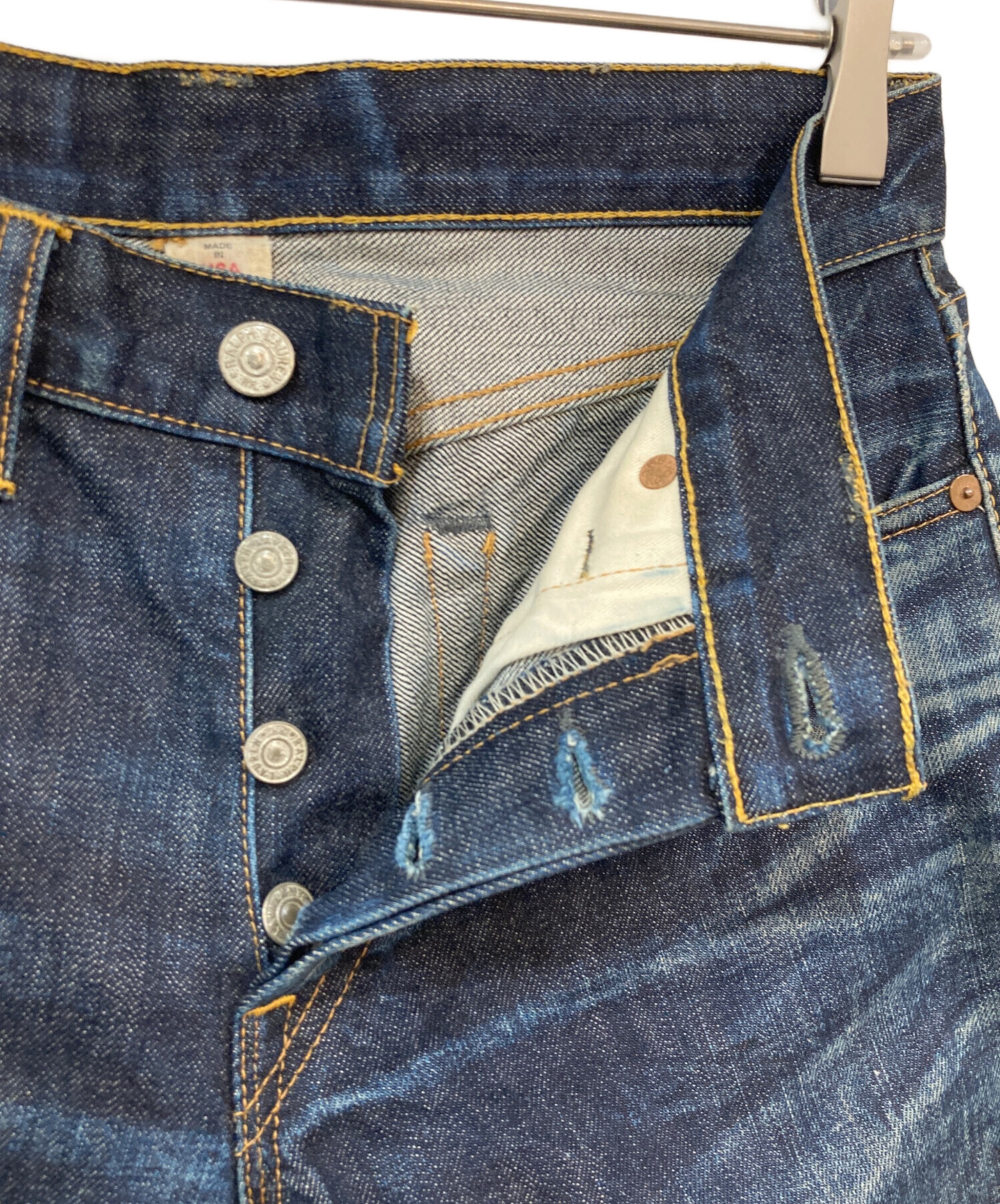 中古・古着通販】RRL (ダブルアールエル) セルビッチデニムパンツ