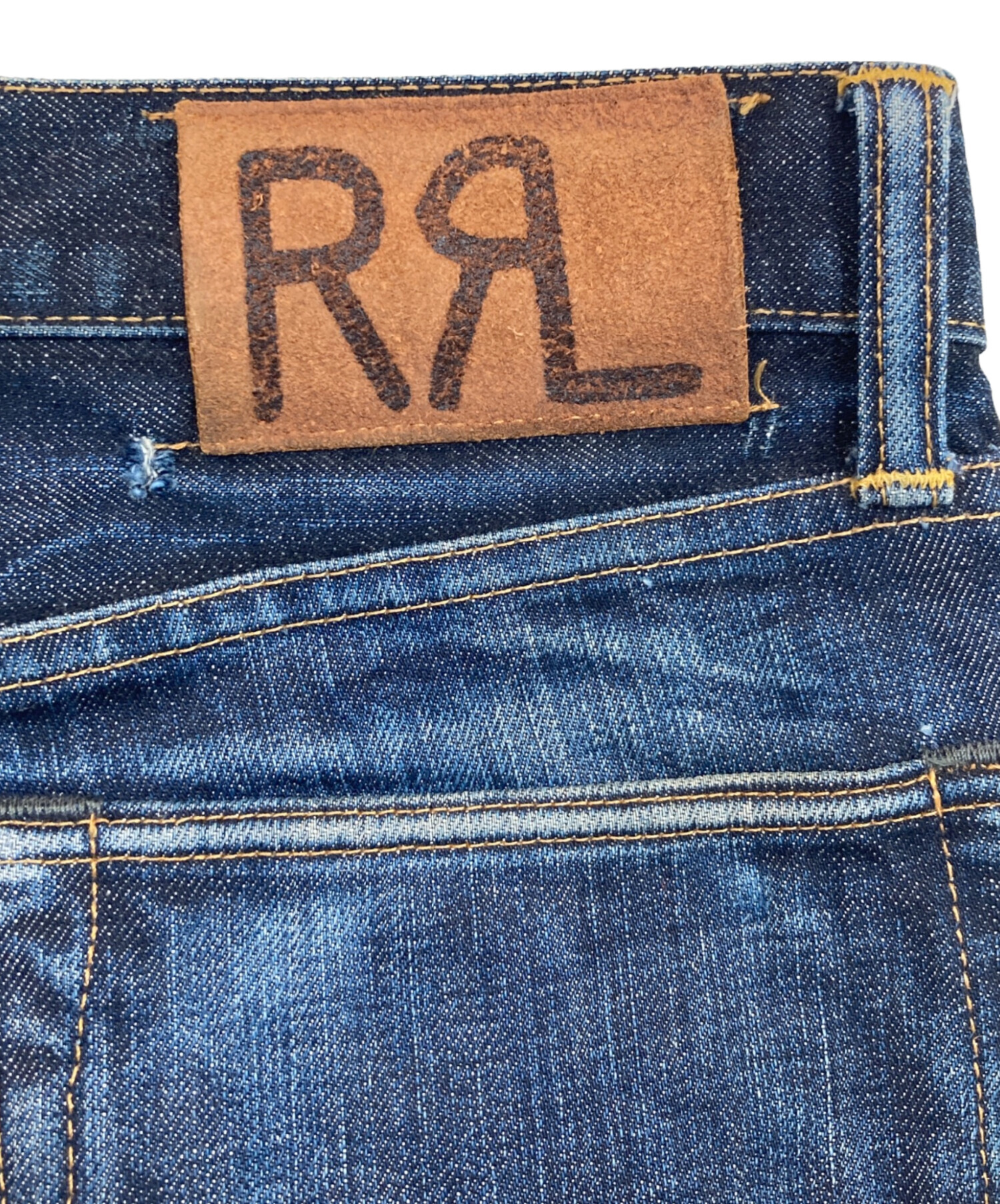 中古・古着通販】RRL (ダブルアールエル) セルビッチデニムパンツ