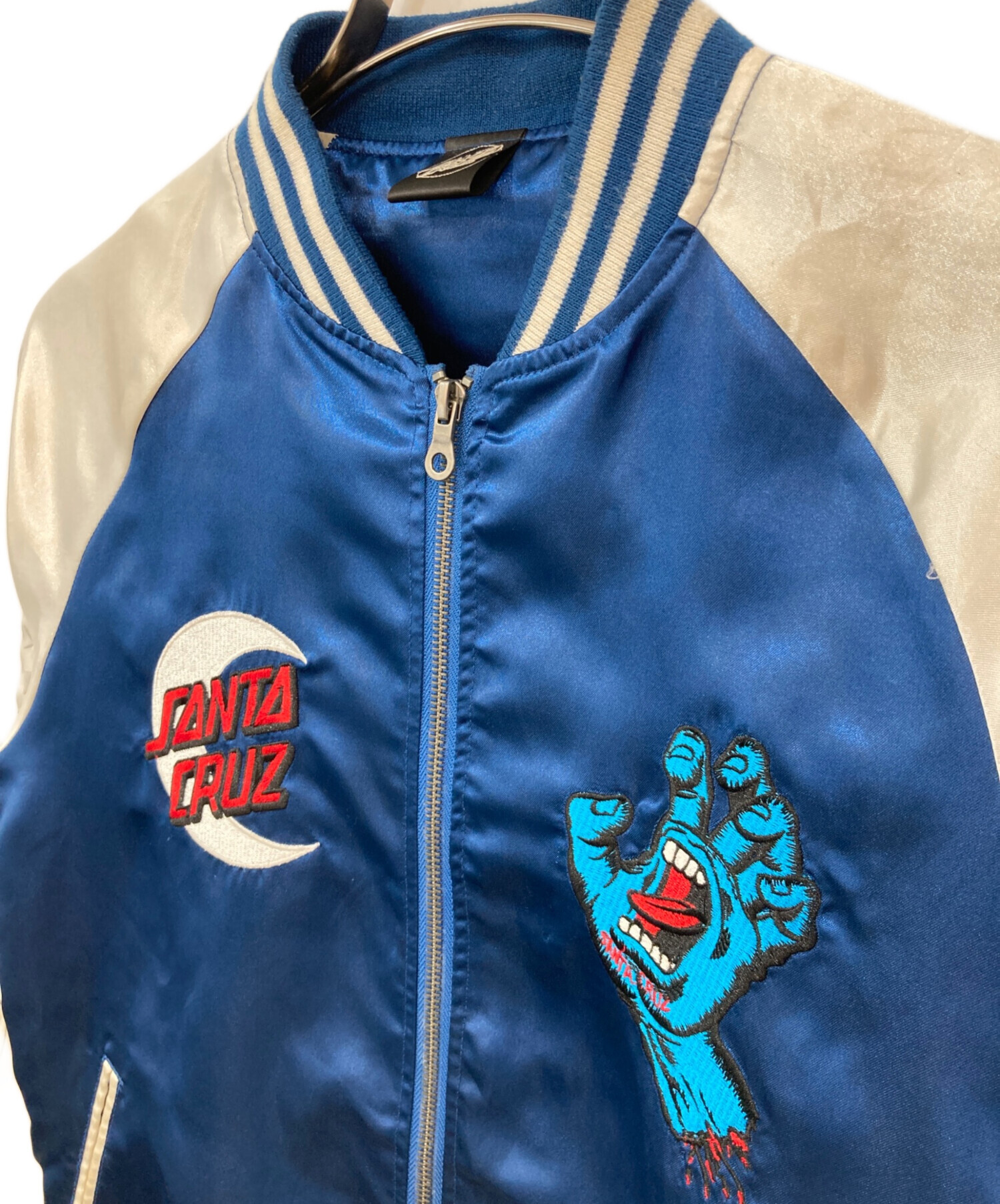 中古・古着通販】SANTA CRUZ (サンタクルーズ) スタジャン ブルー 
