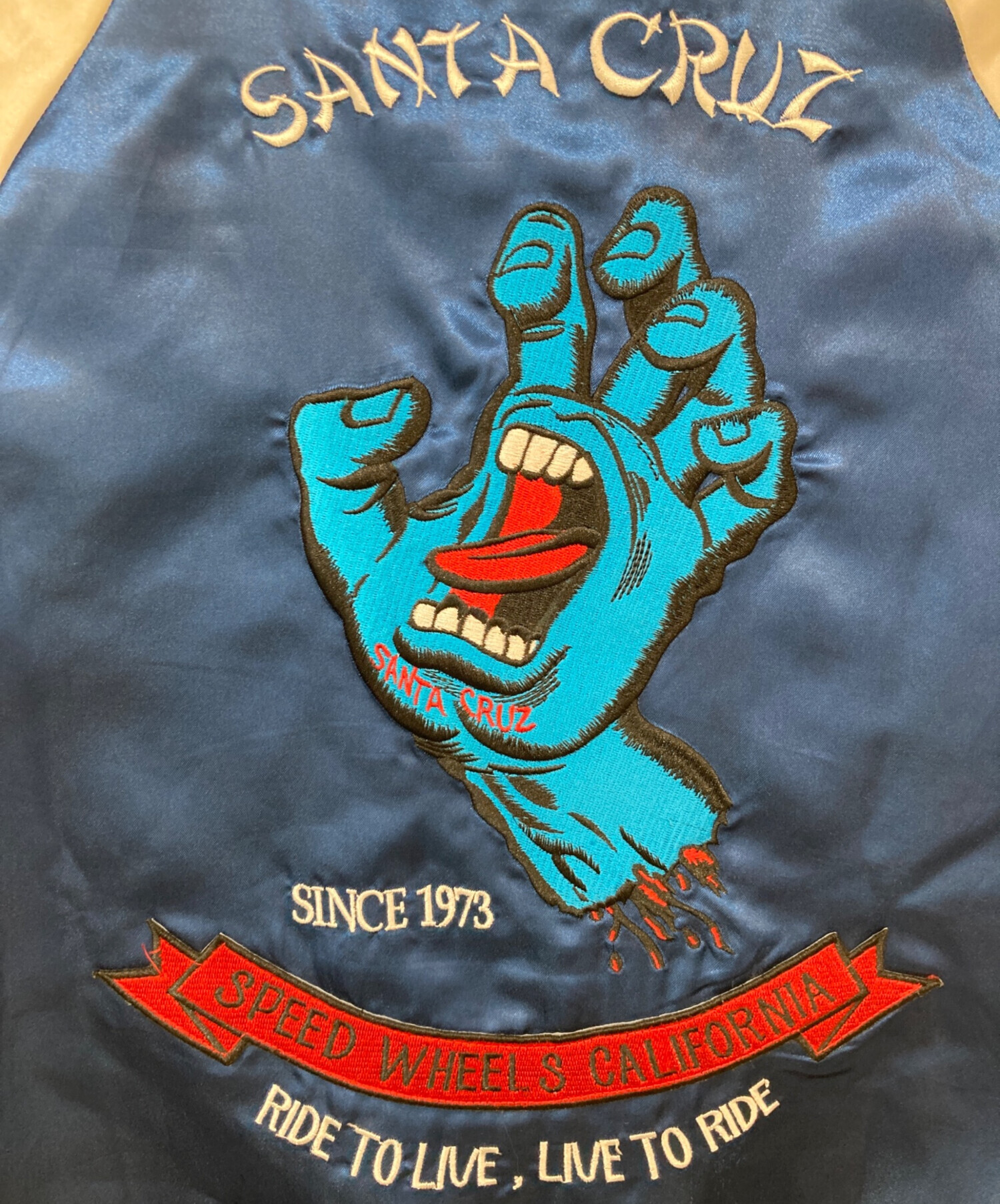中古・古着通販】SANTA CRUZ (サンタクルーズ) スタジャン ブルー 