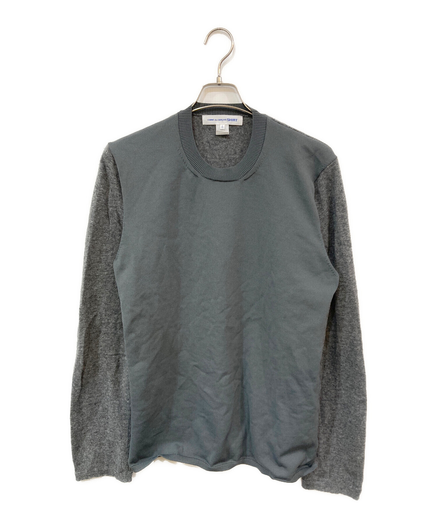 中古・古着通販】COMME des GARCONS (コムデギャルソン) 切替ニット