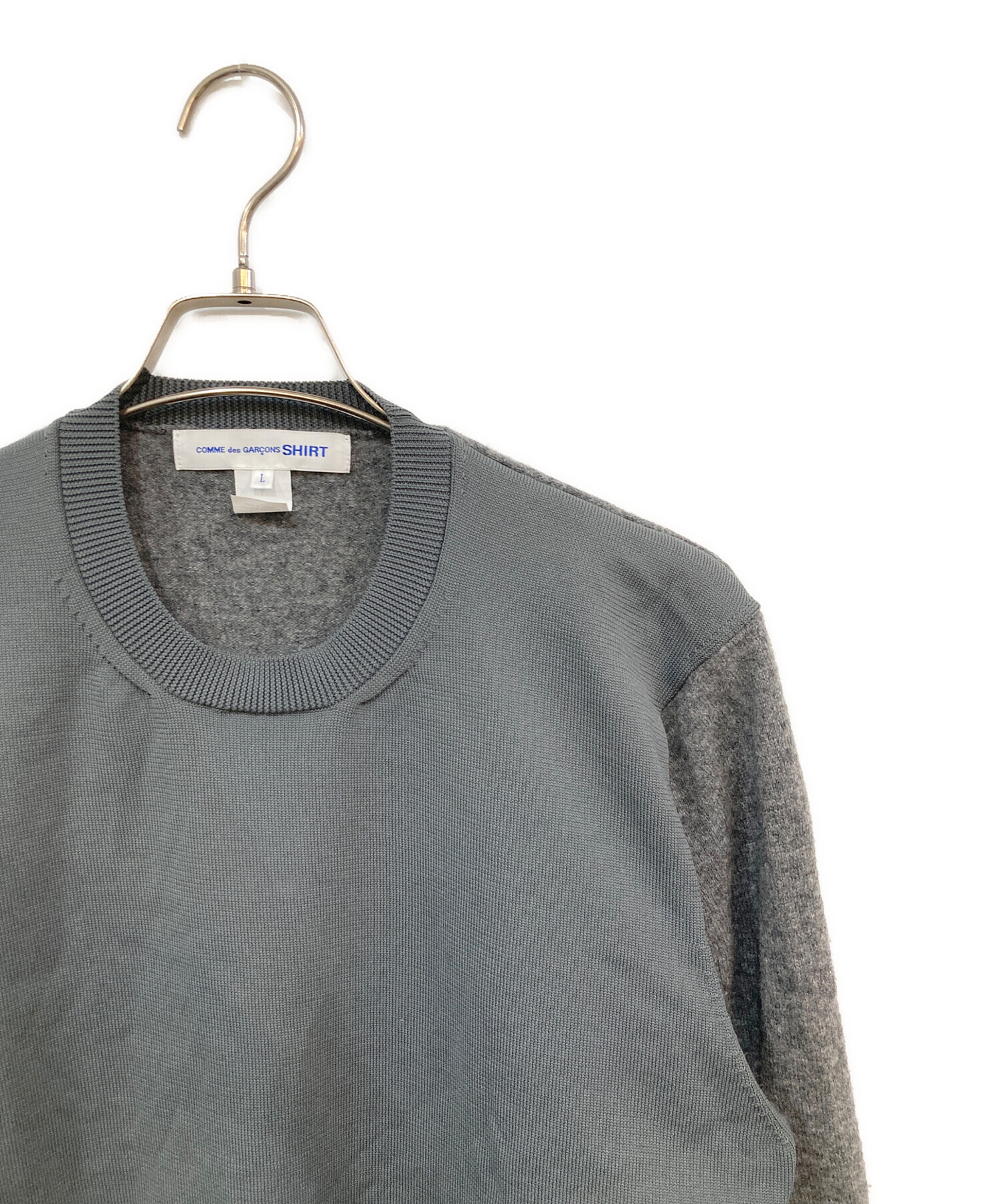 中古・古着通販】COMME des GARCONS (コムデギャルソン) 切替ニット