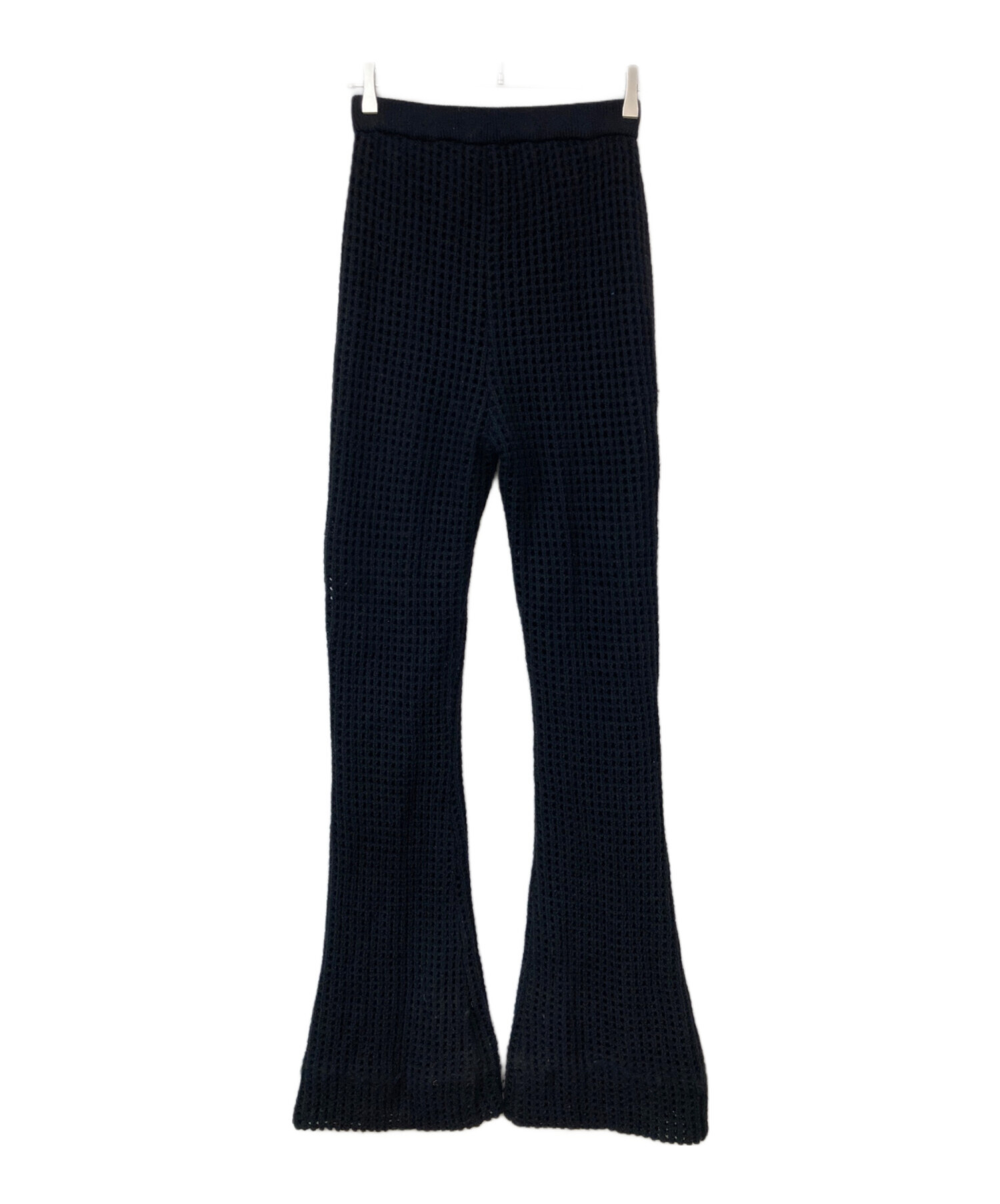 中古・古着通販】FUMIE=TANAKA (フミエタナカ) ニットパンツ ブラック