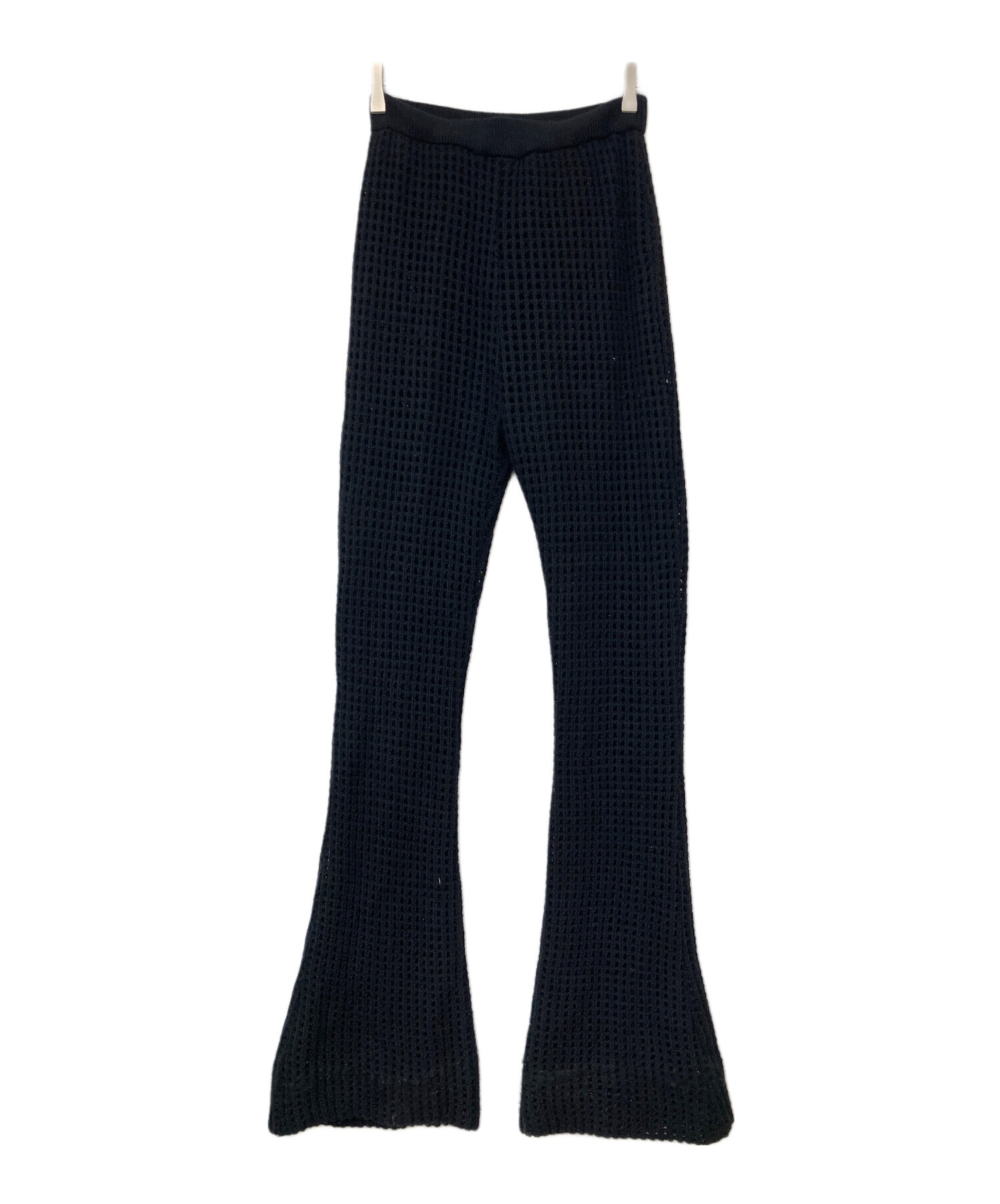 FUMIE TANAKA チャイナパンツ　黒 中古・古着通販】FUMIE=TANAKA (フミエタナカ) ニットパンツ ブラック