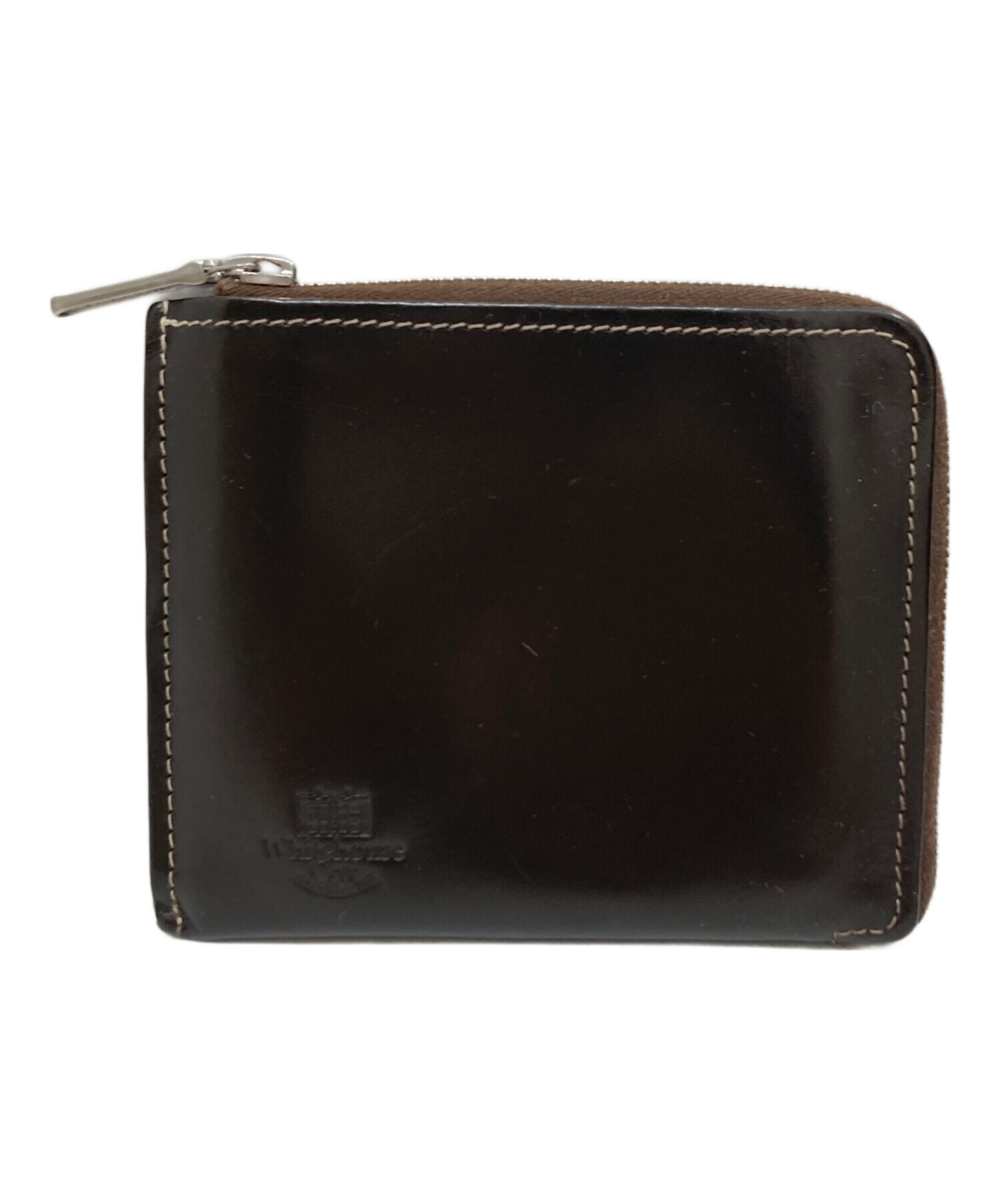 Whitehouse Cox (ホワイトハウスコックス) L字ウォレット ブラウン