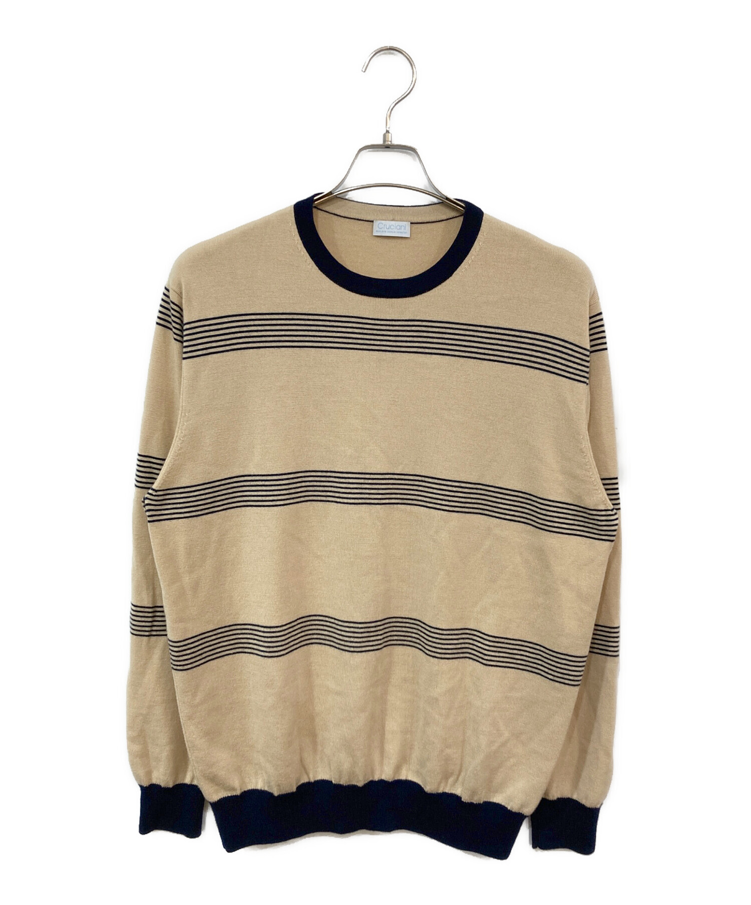 中古・古着通販】Cruciani (クルチアーニ) カシミヤ混ニット ベージュ 
