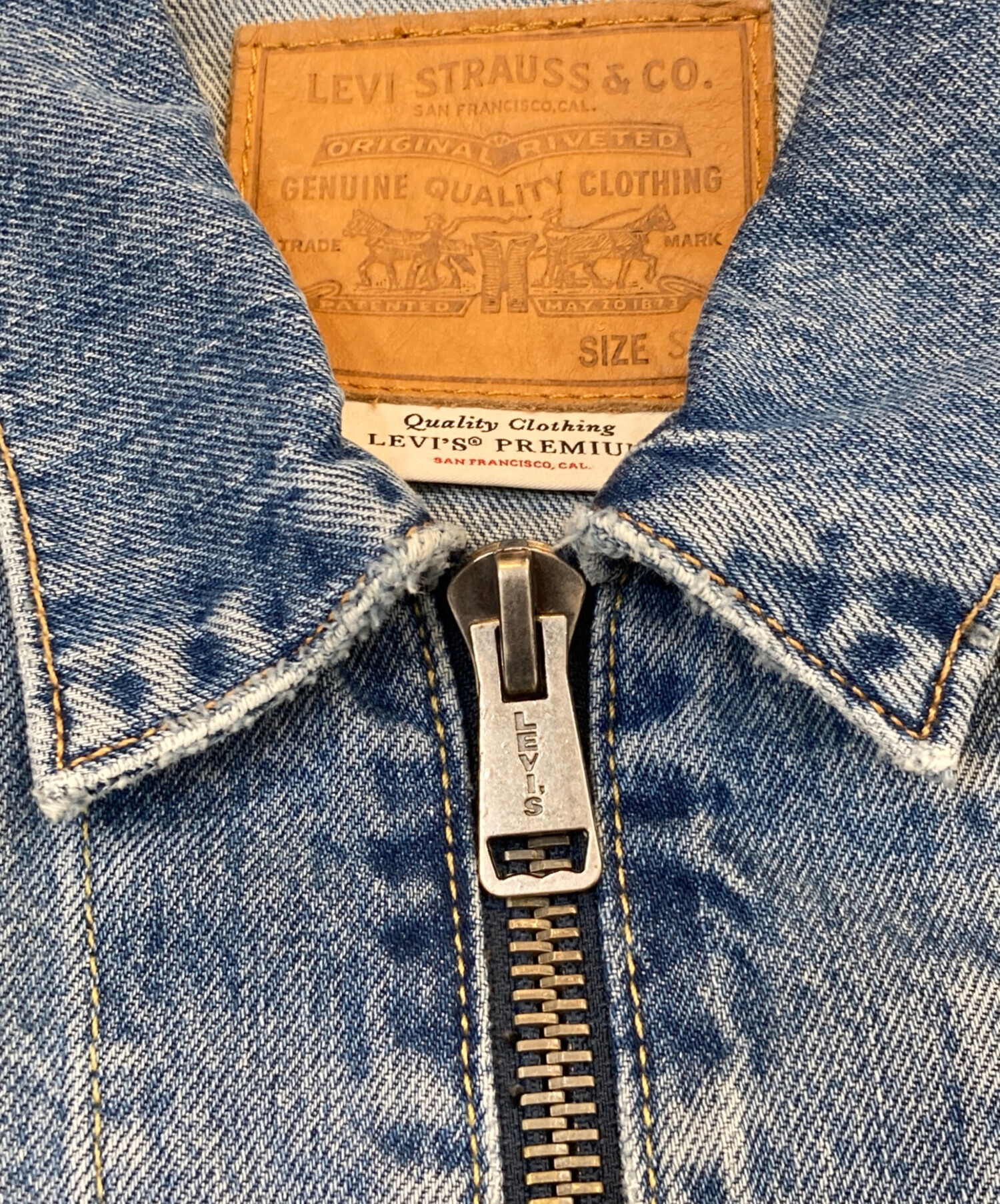中古・古着通販】LEVI'S (リーバイス) ジップデニムジャケット