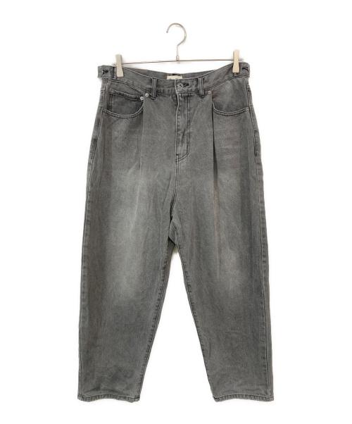 中古・古着通販】9090 (9090) King Logo Wide Tuck Denim Pants/キング