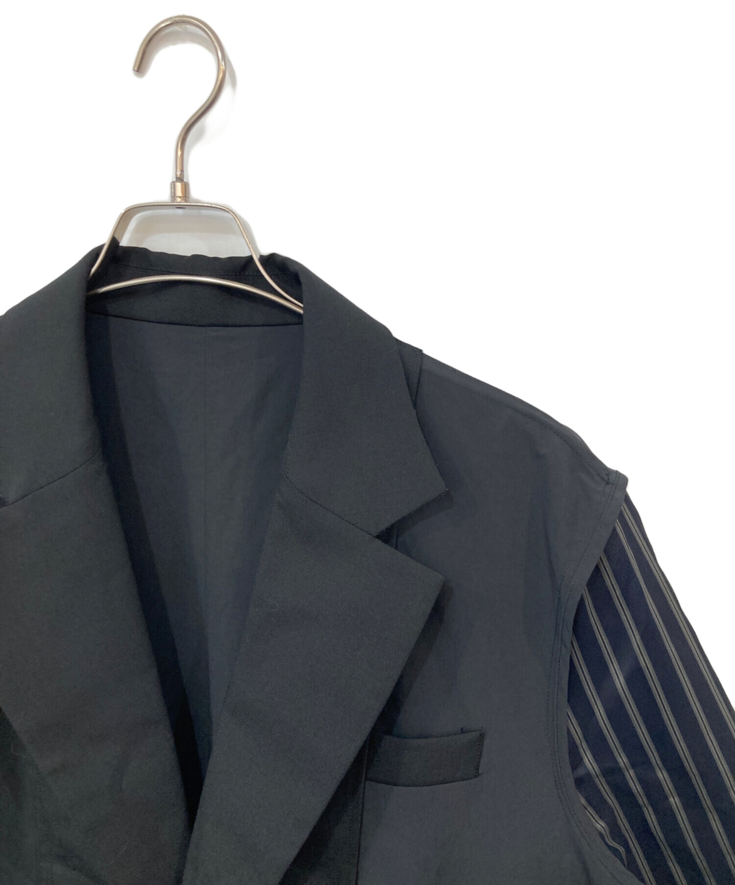 中古・古着通販】sacai (サカイ) Suiting Coat ブラック サイズ:2 