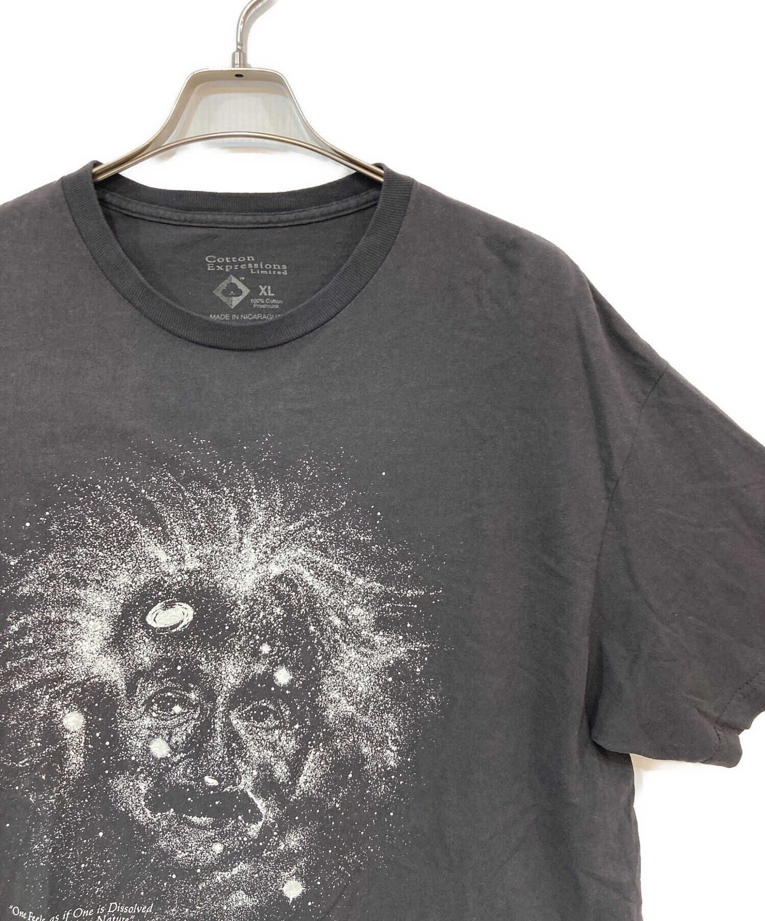 doofu様 中古・古着通販】USED (ユーズド) プリントTシャツ フェードブラック