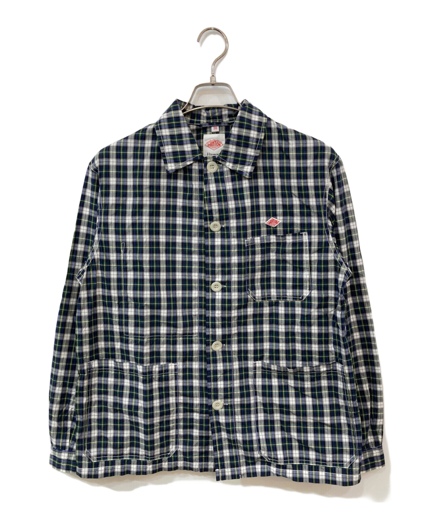 中古・古着通販】DANTON (ダントン) コットンポプリンカバーオール 