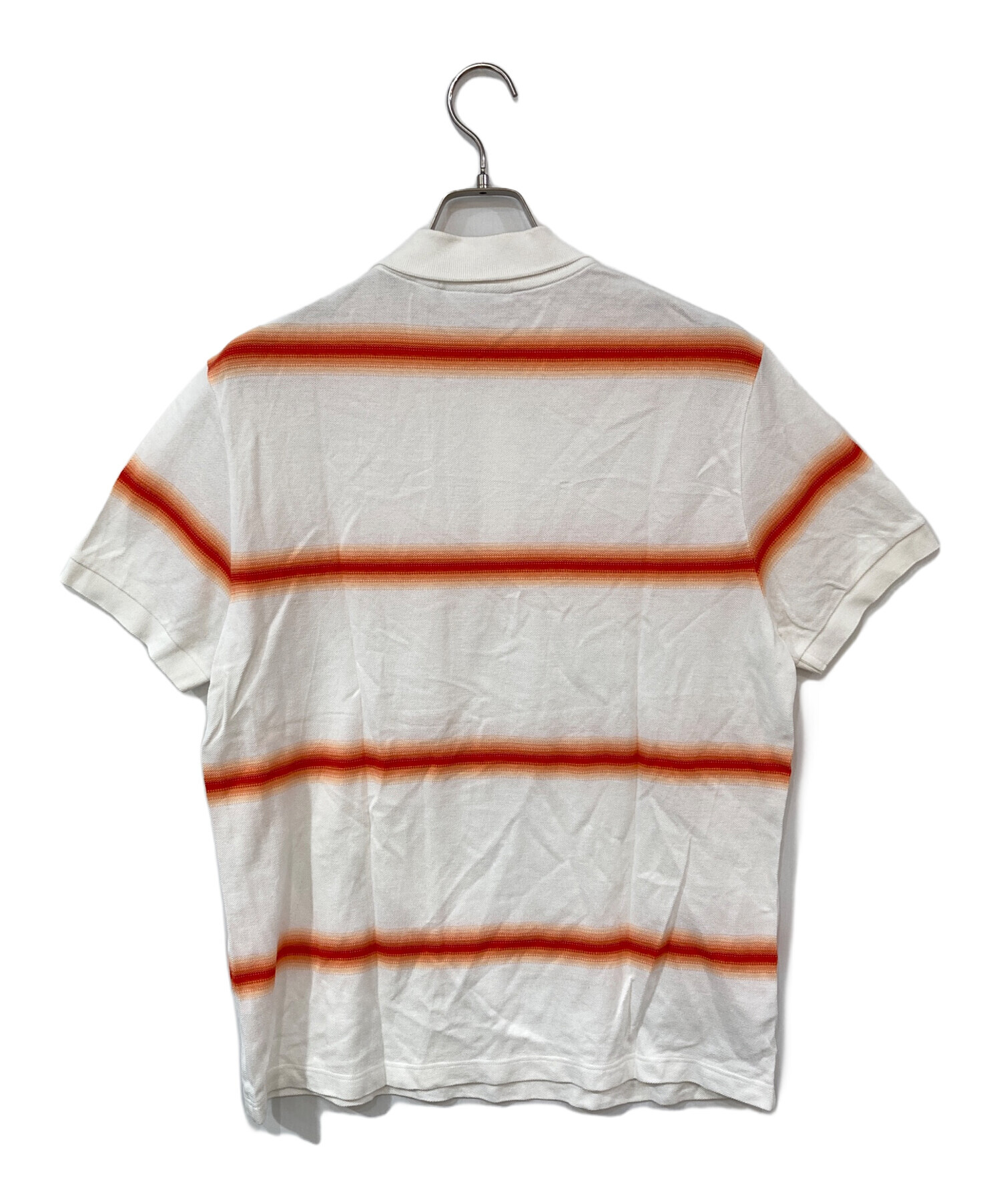 中古・古着通販】LACOSTE (ラコステ) ポロシャツ ホワイト サイズ:US L 