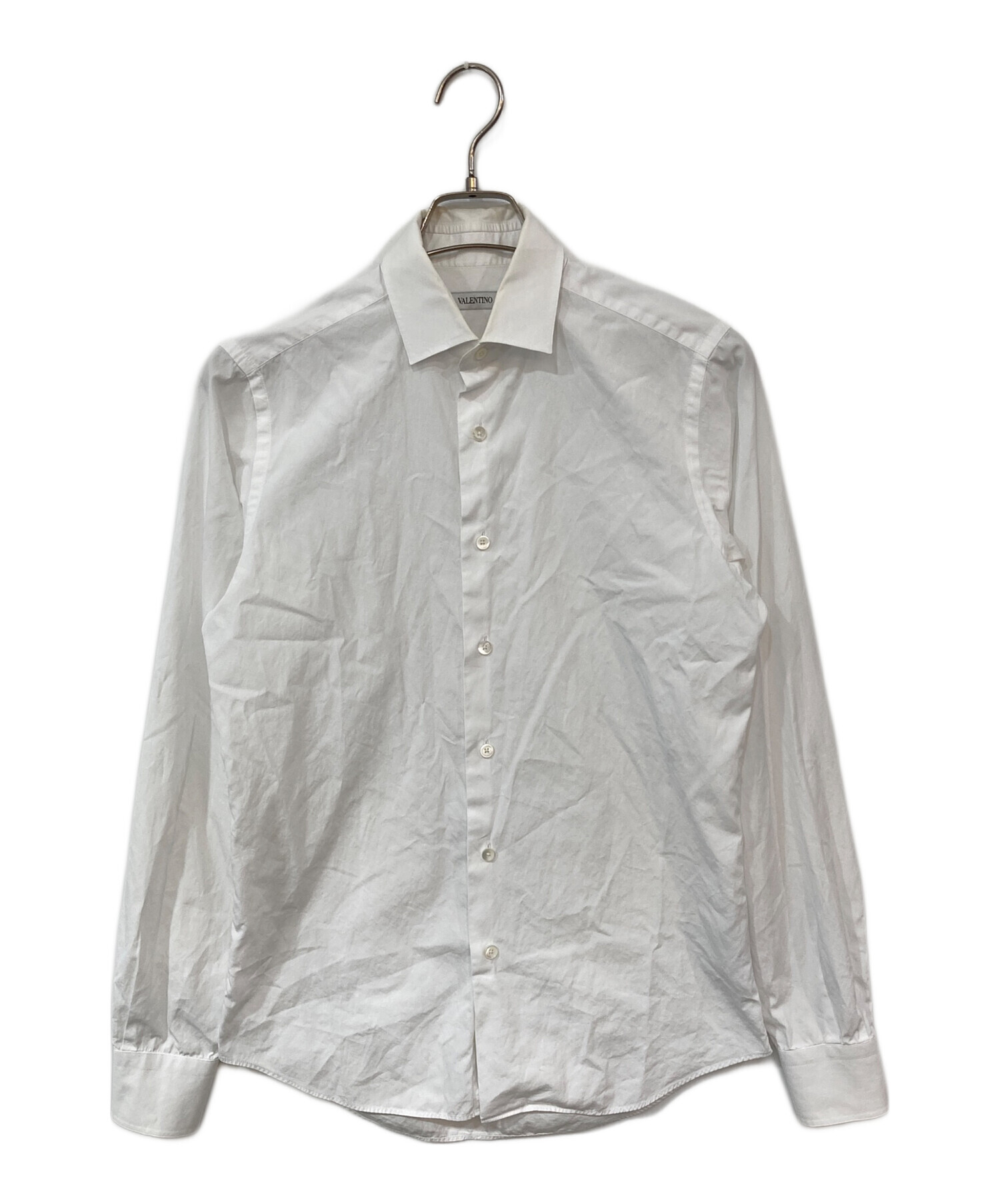 中古・古着通販】VALENTINO (ヴァレンティノ) 長袖シャツ ホワイト 