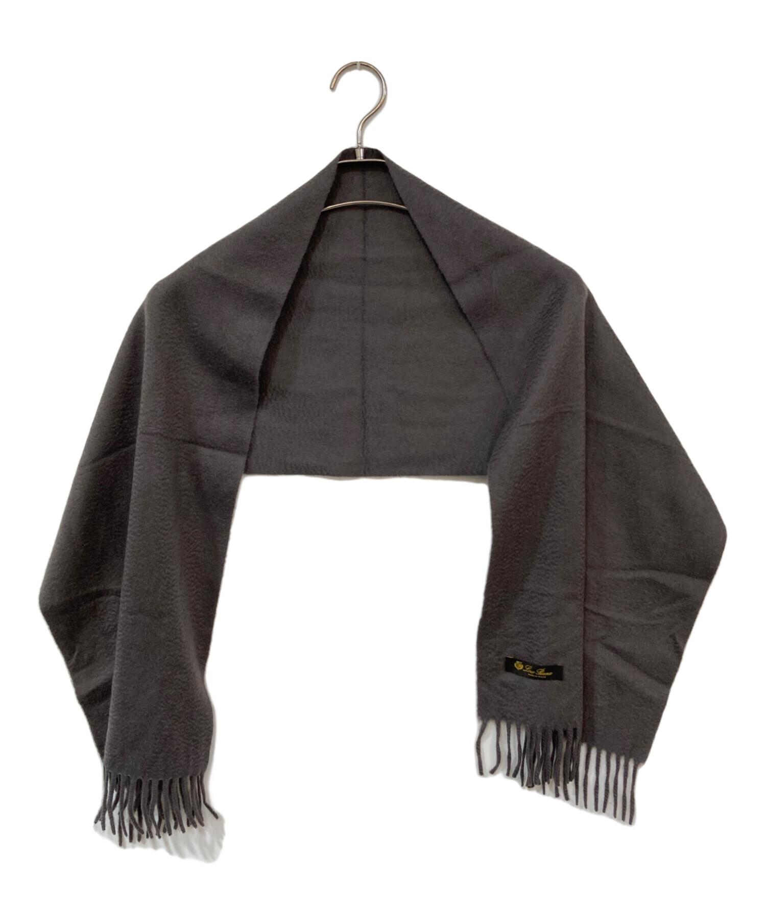 中古・古着通販】LORO PIANA (ロロピアーナ) カシミヤマフラー グレー