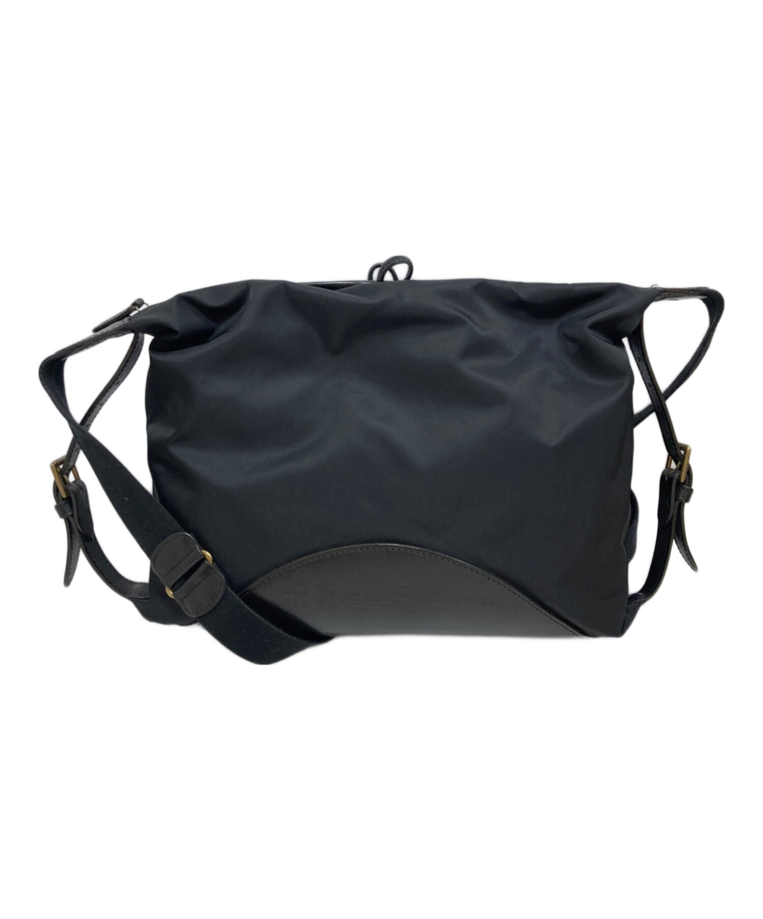 美品✨フェリージ ショルダーバッグ 2way ナイロン ブラック 中古・古着通販】Felisi (フェリージ) ナイロンショルダーバッグ