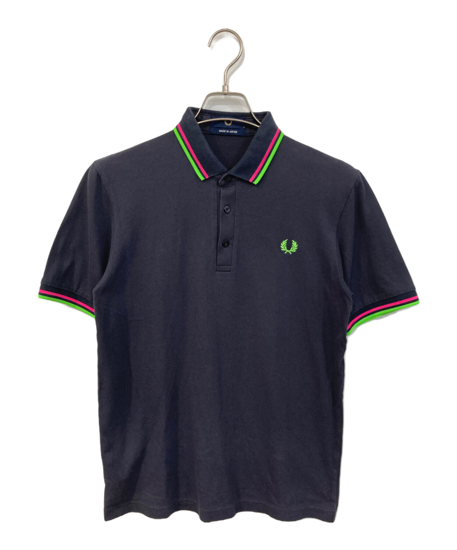 中古・古着通販】FRED PERRY (フレッドペリー) ポロシャツ ネイビー