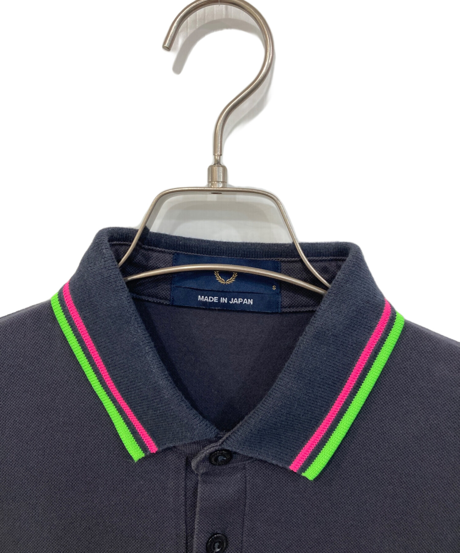 中古・古着通販】FRED PERRY (フレッドペリー) ポロシャツ ネイビー