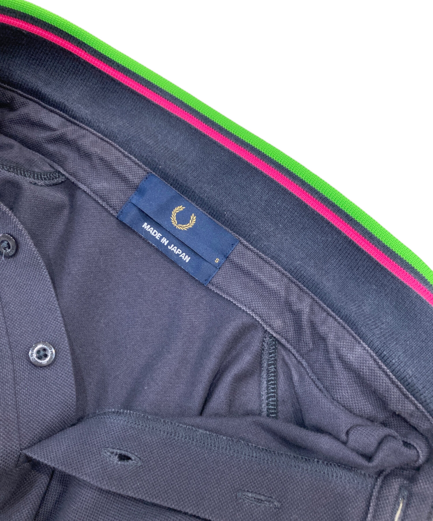 中古・古着通販】FRED PERRY (フレッドペリー) ポロシャツ ネイビー