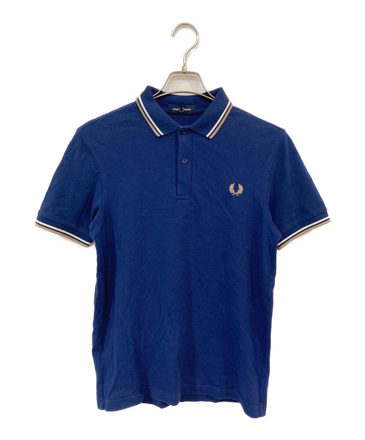 中古・古着通販】FRED PERRY (フレッドペリー) ポロシャツ ネイビー 