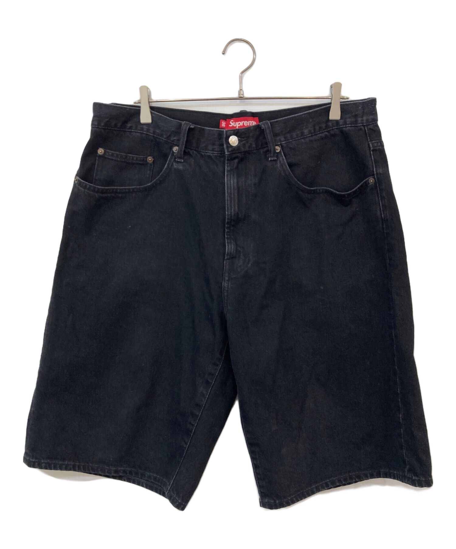 Supreme バギーデニムショートパンツ ブラック 32サイズ 中古・古着通販】SUPREME (シュプリーム) Baggy Denim Short